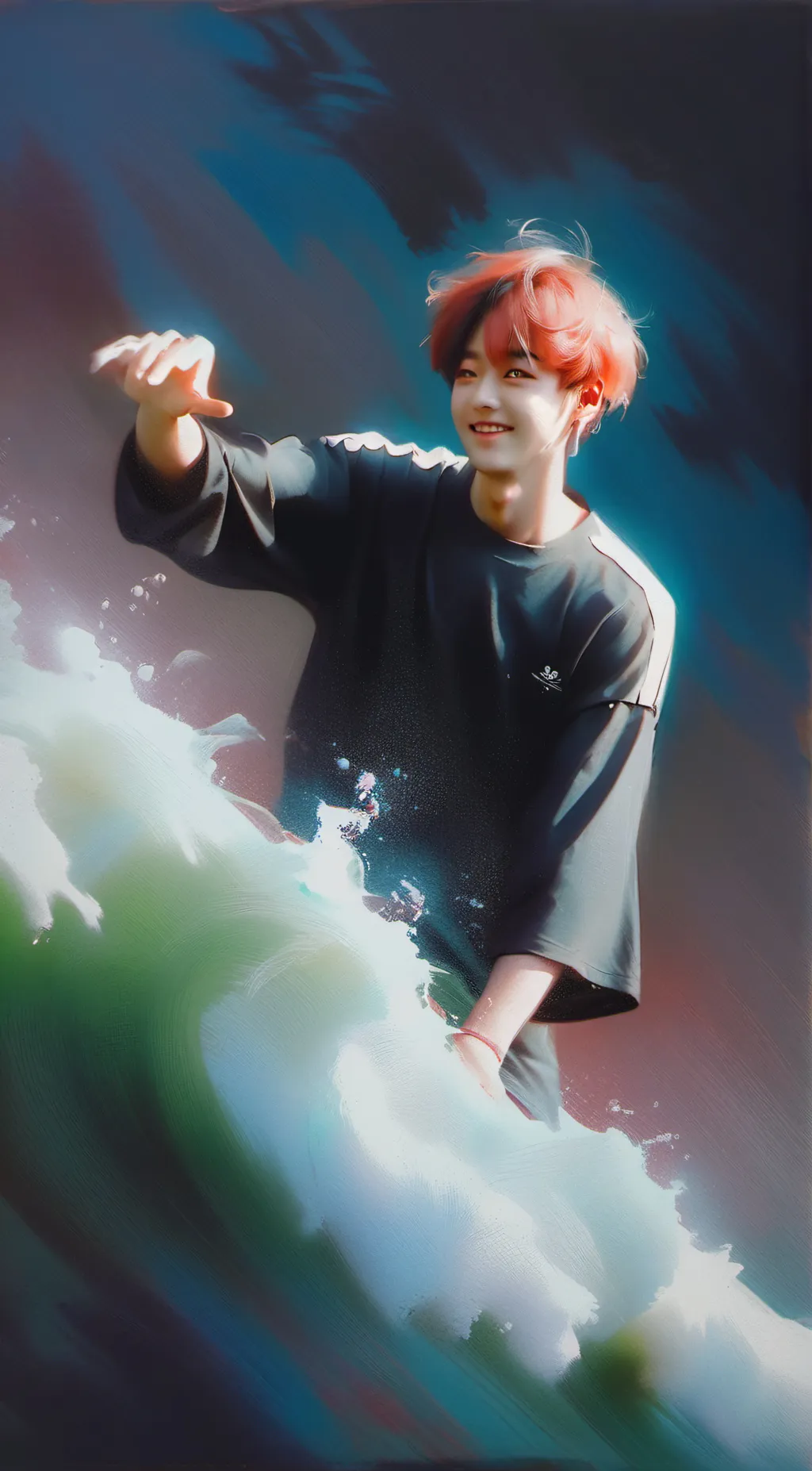 ai character: eat it's a nice ve background