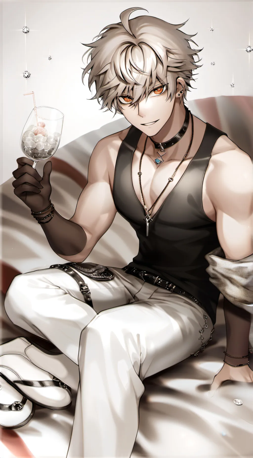 ai character: bakugo  background