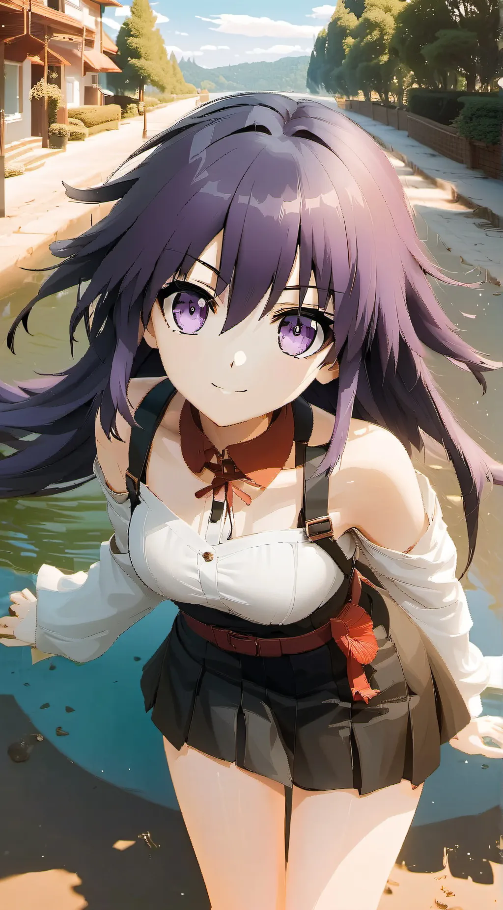 ai character: Miku background