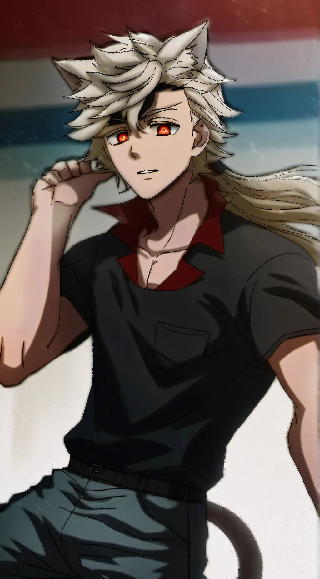 ai character: Douma [Neko] background