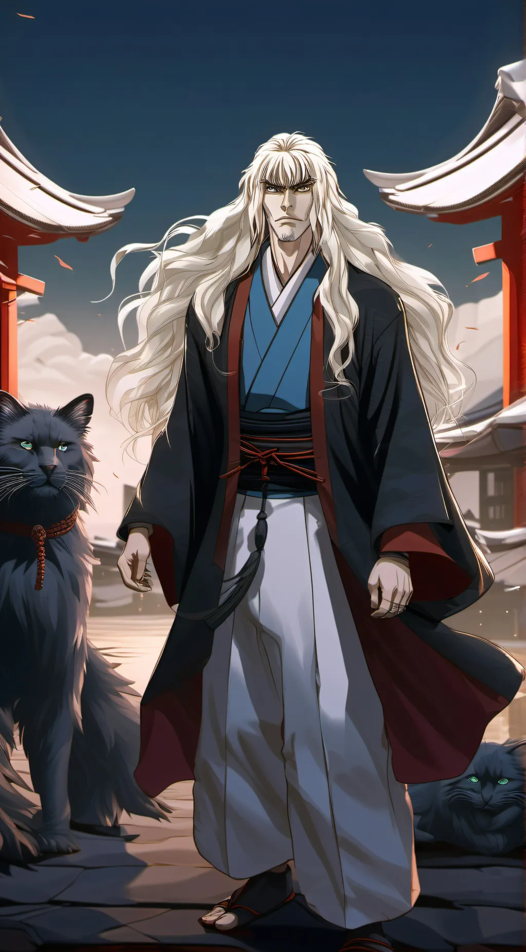 ai character: Silva Zoldyck  background