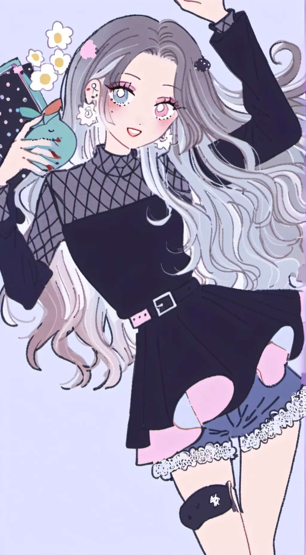 ai character: Luna background