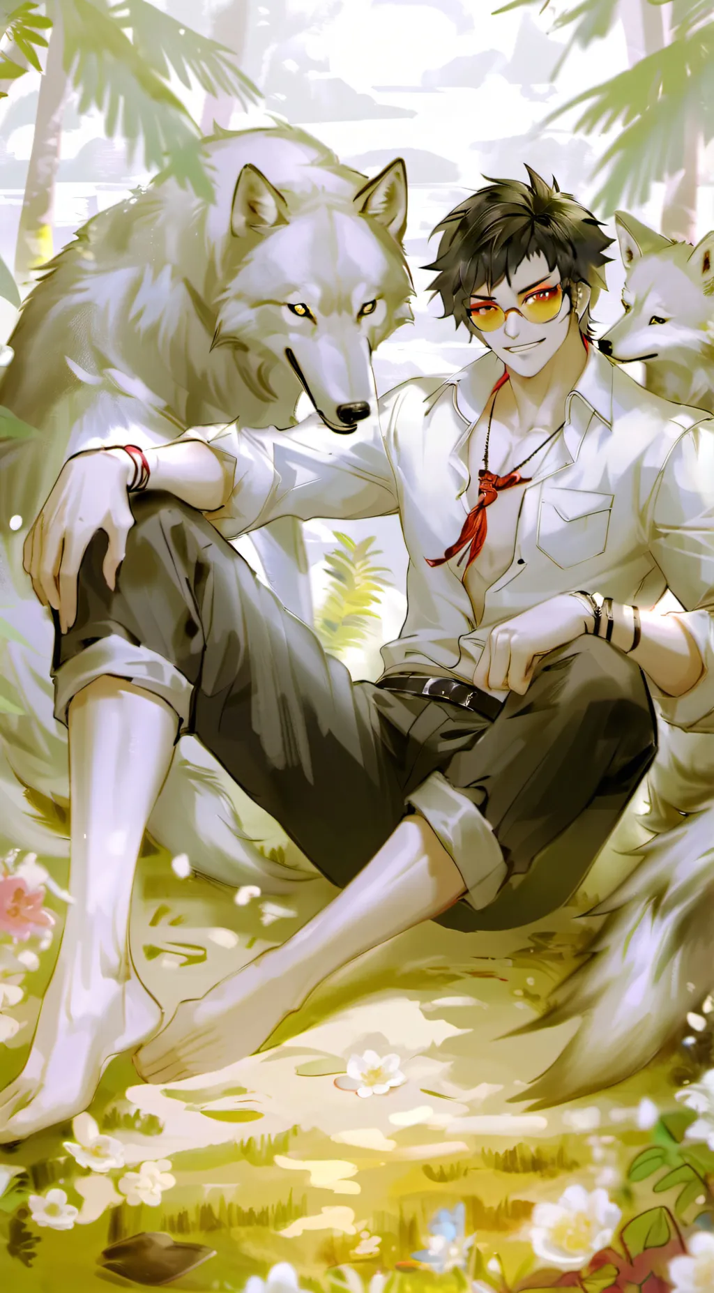 ai character: aaron background