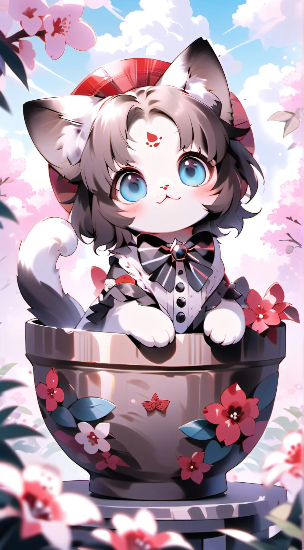 ai character: Lily background