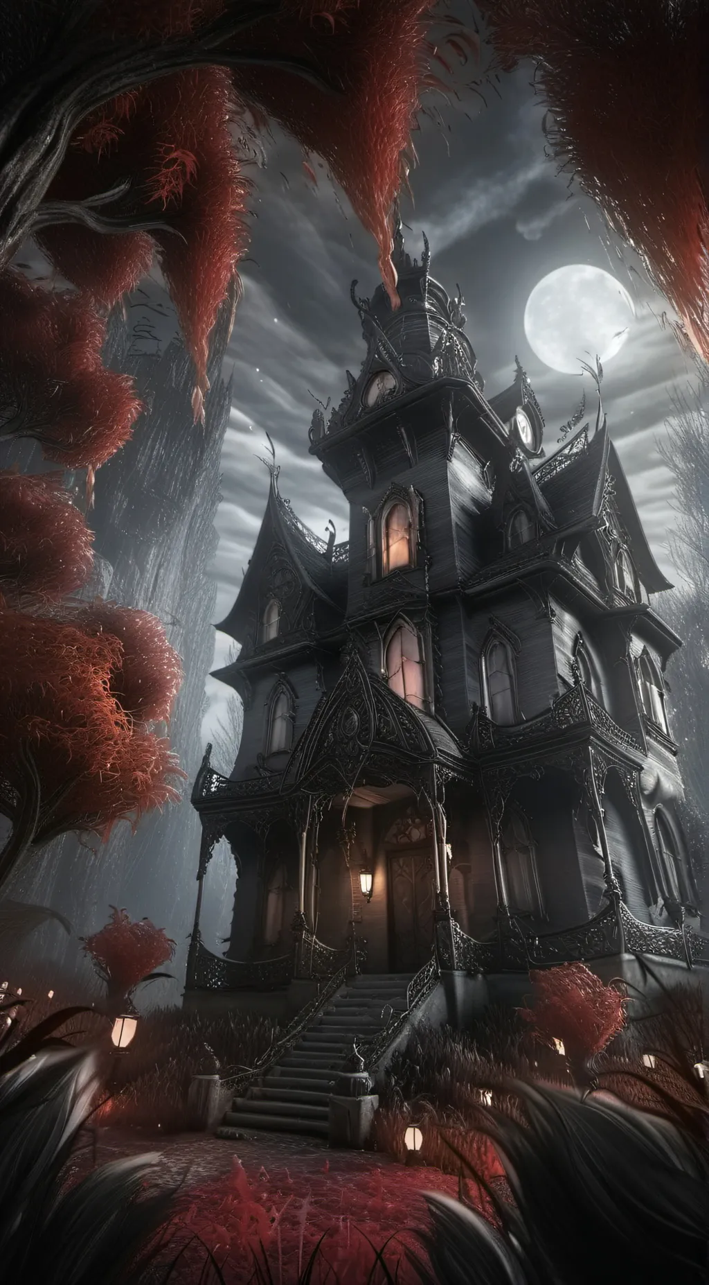 ai character: Hazbin hotel background