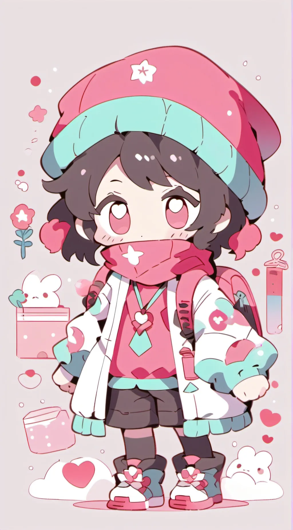 ai character: batim×rf background