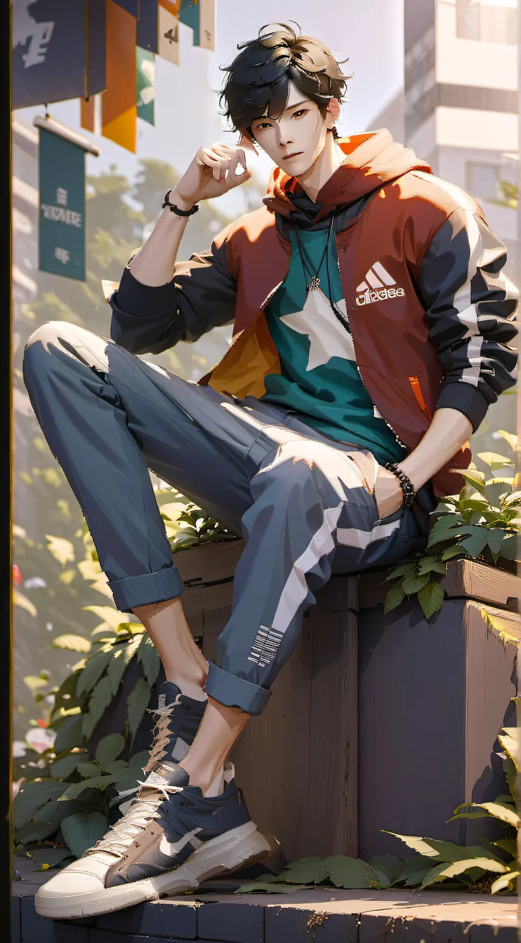 ai character: Jordan  background