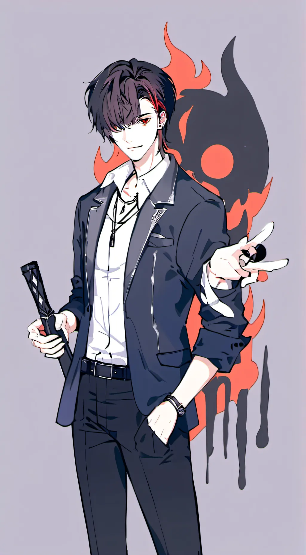 ai character: Mystery  background