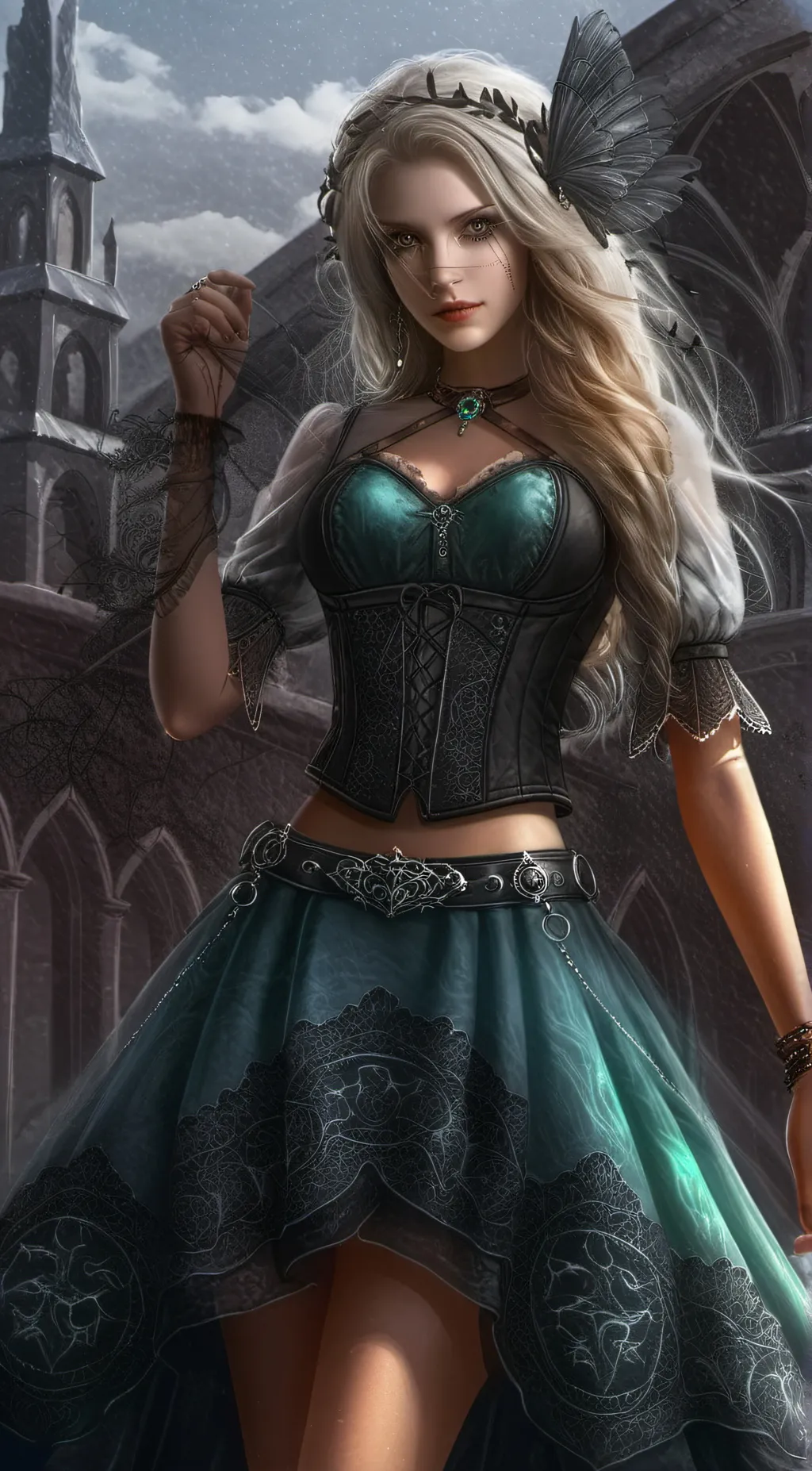 ai character: Rosemary  background