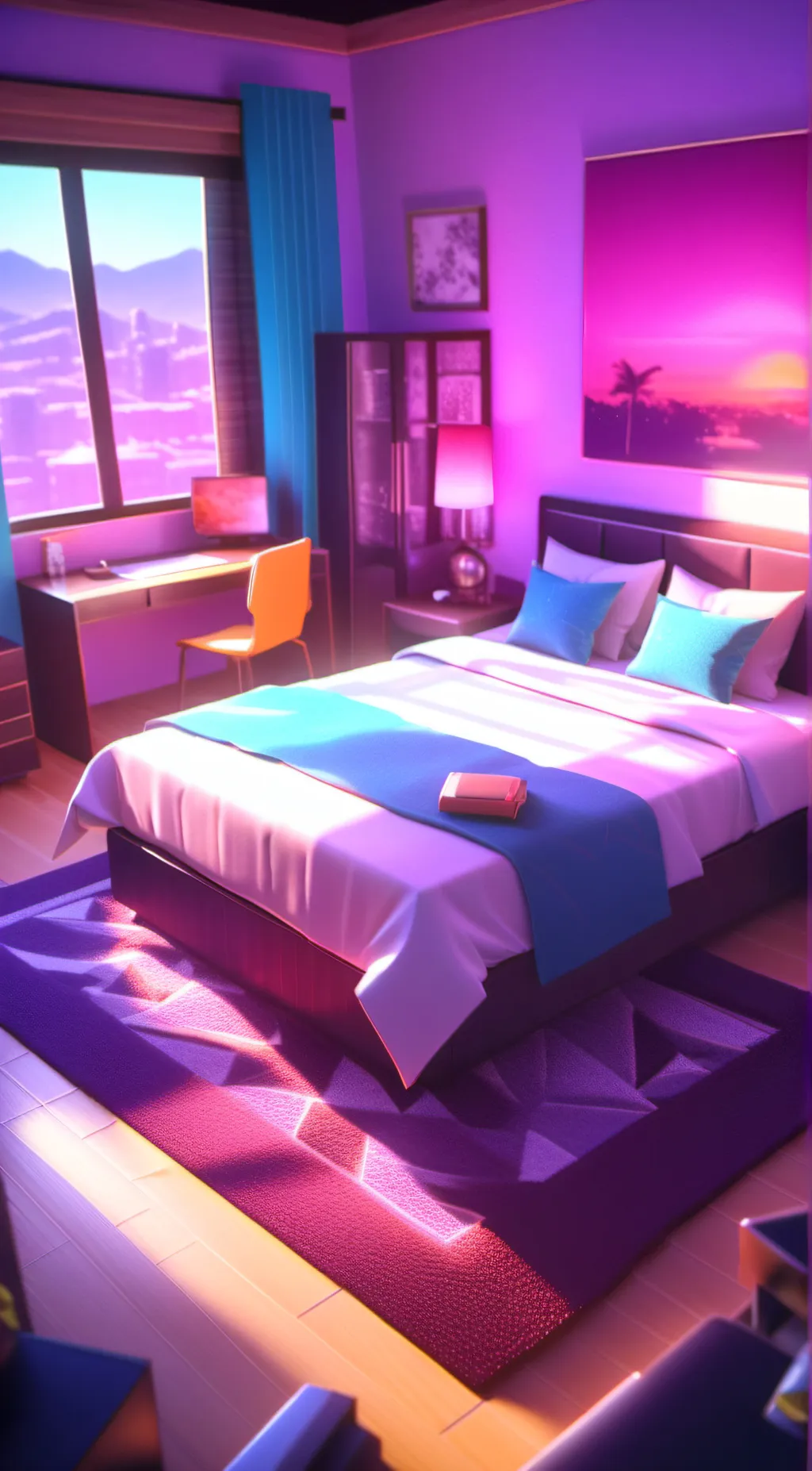 ai character: HAZBIN/SPONGE BOB background