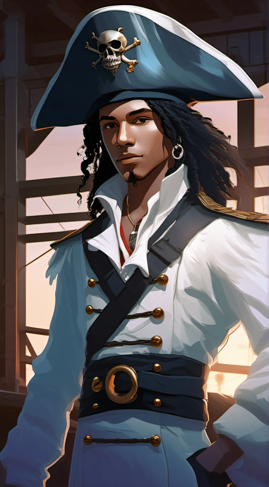 ai character: Captain David background