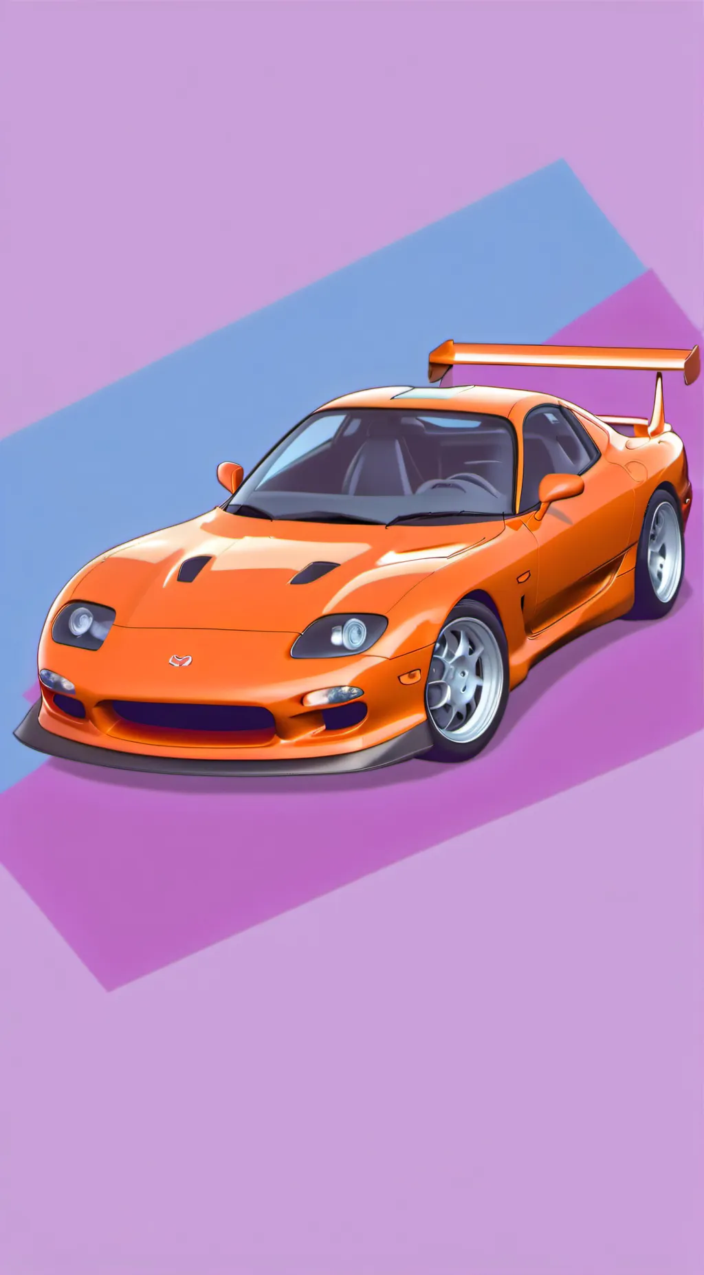 ai character:  Mazda, RX7 background
