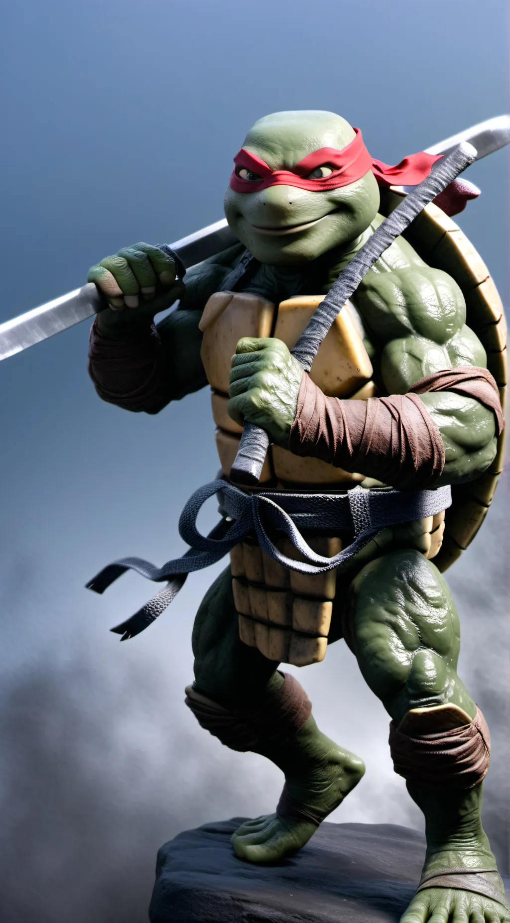 ai character: Raphael Hamato background
