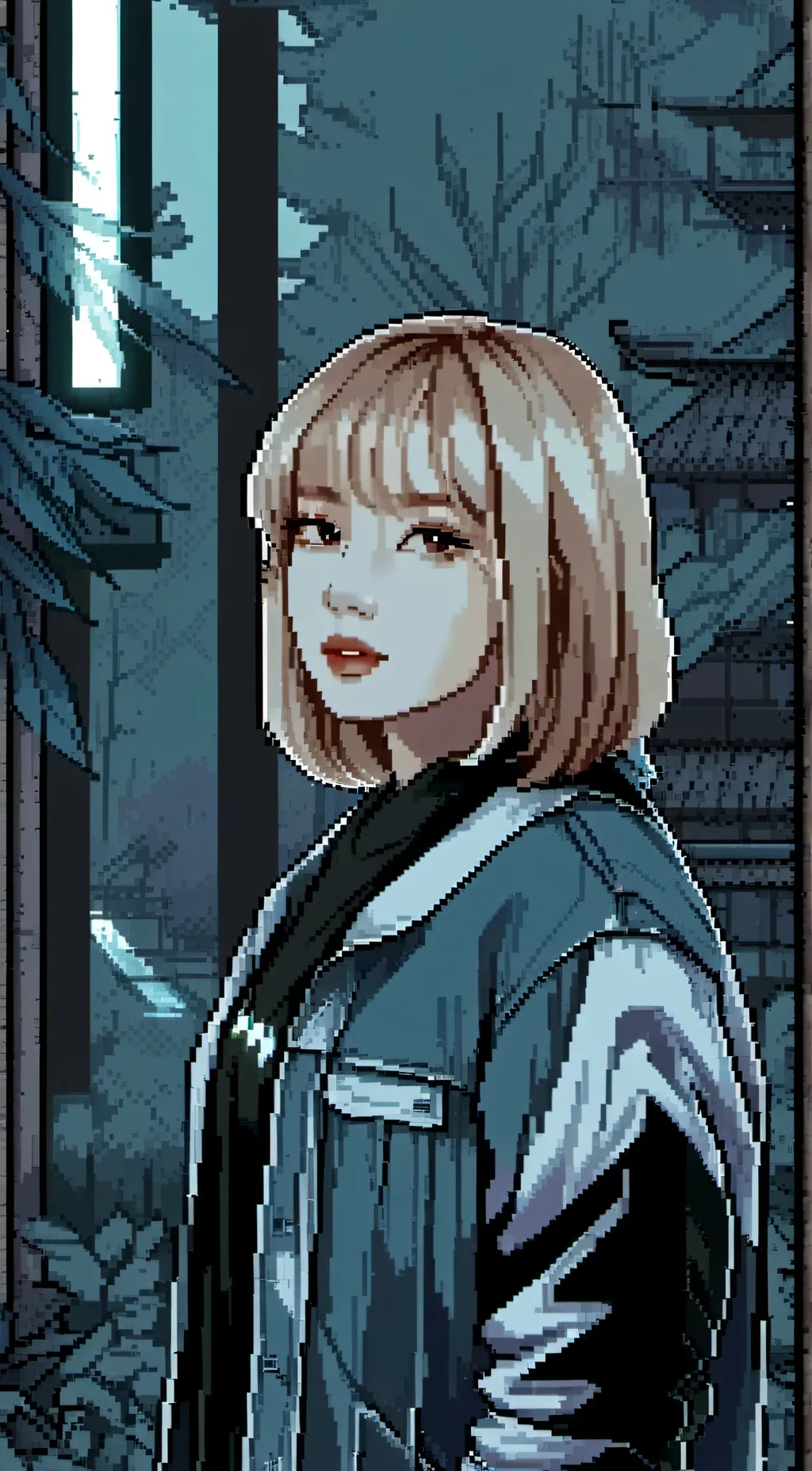 ai character: Lisa(Blackpink) background