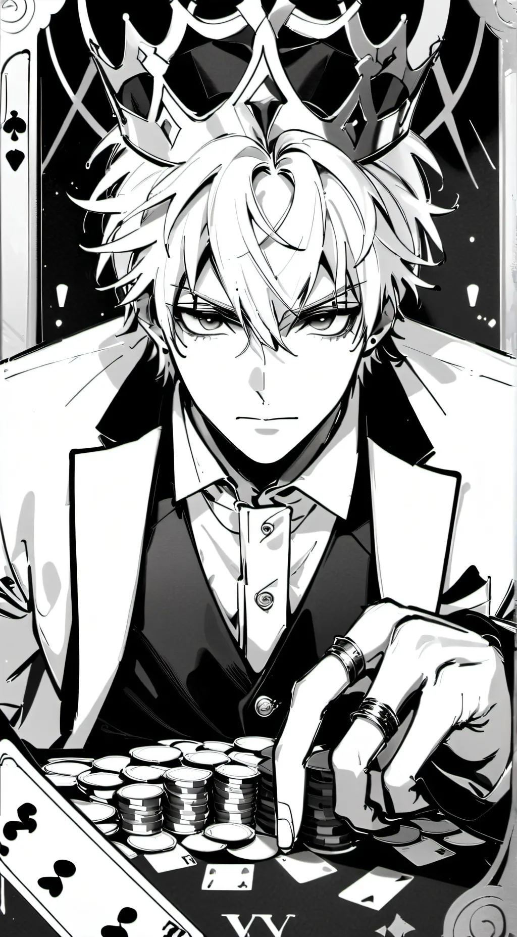 ai character: king river  background