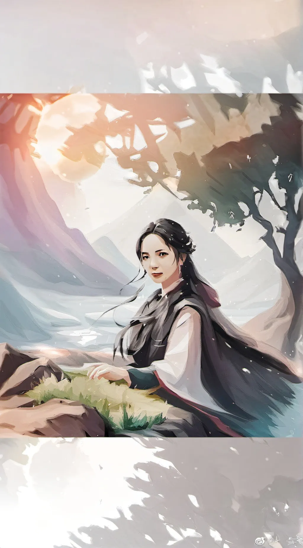 ai character: Aria background