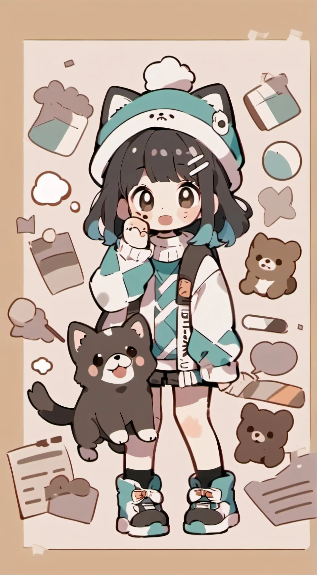 ai character: Ella background