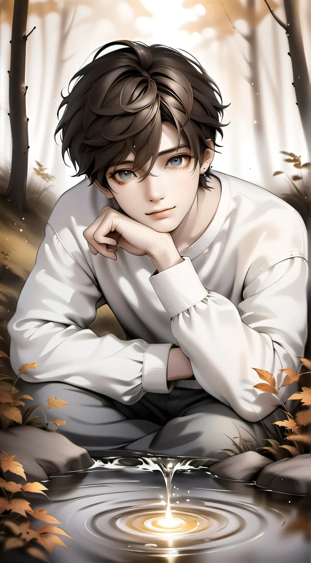 ai character: adam background