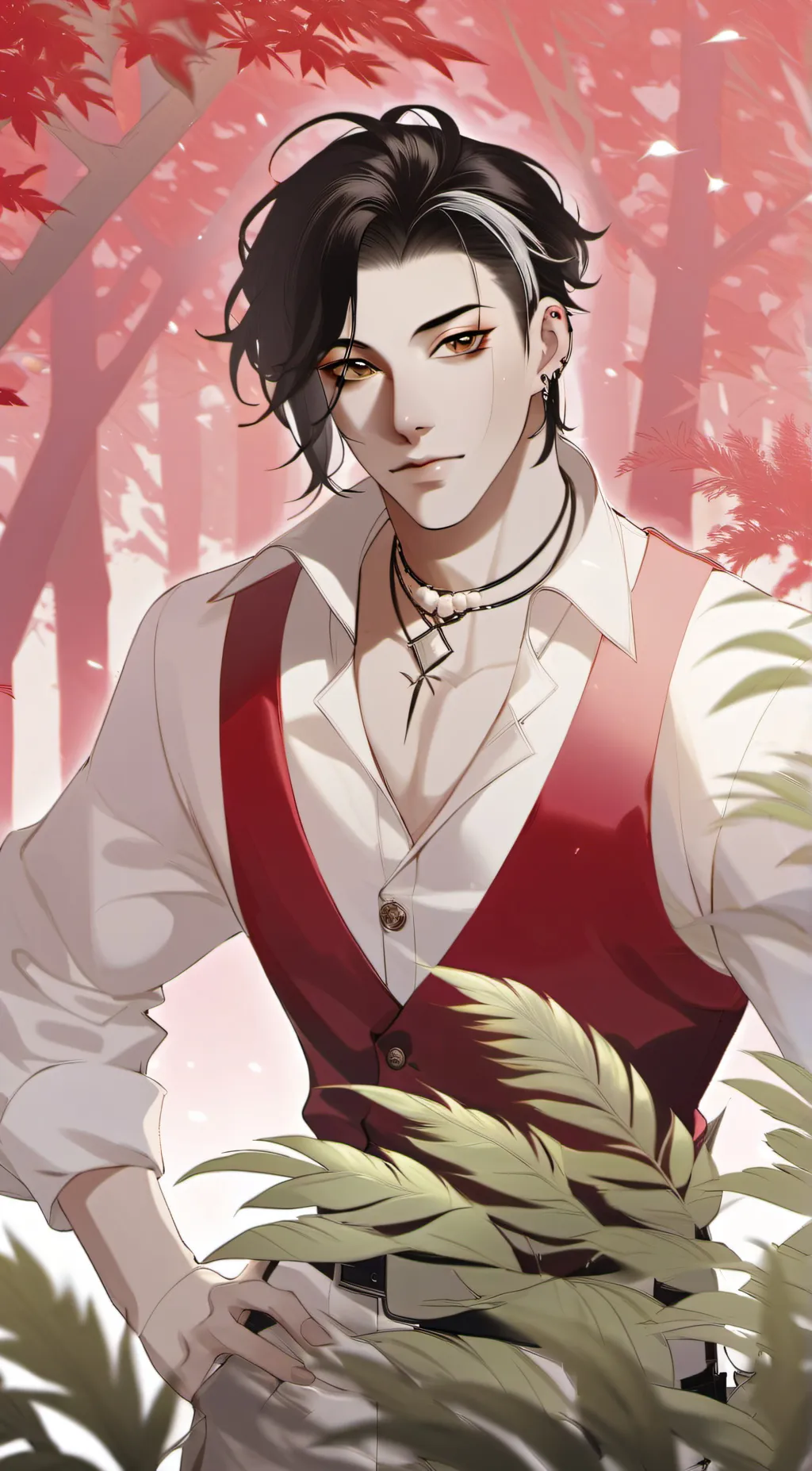 ai character: Oliver  background