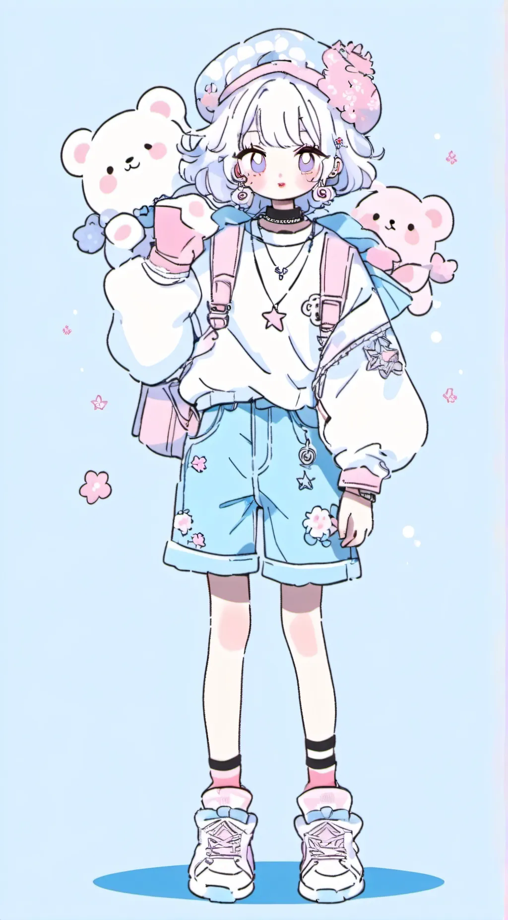 ai character: Friends  background