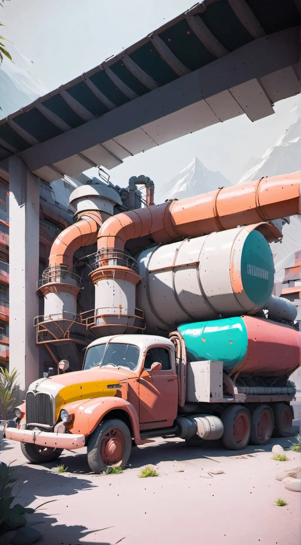 ai character: smiling critters  background