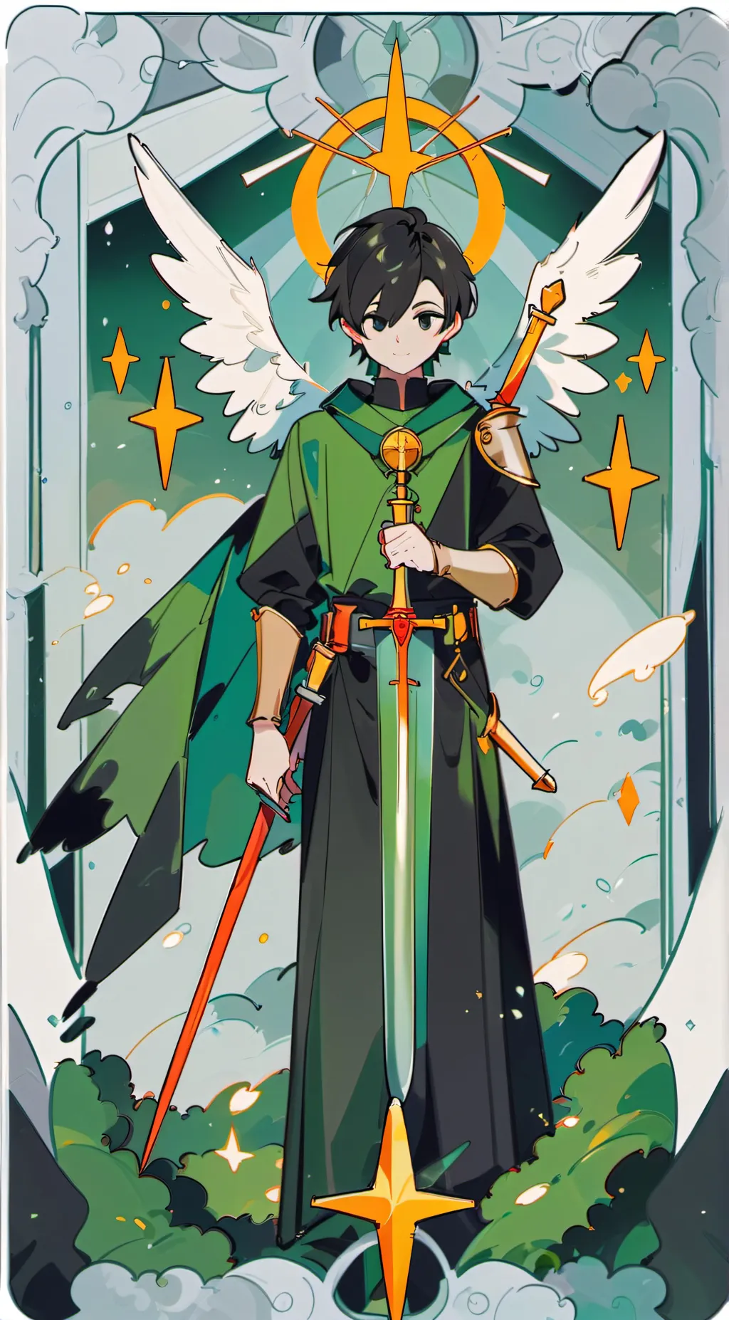 ai character: Horna background