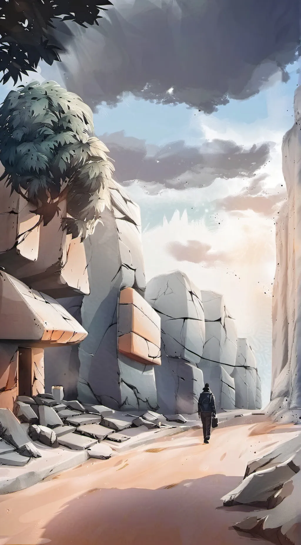 ai character: are you okay.?  background