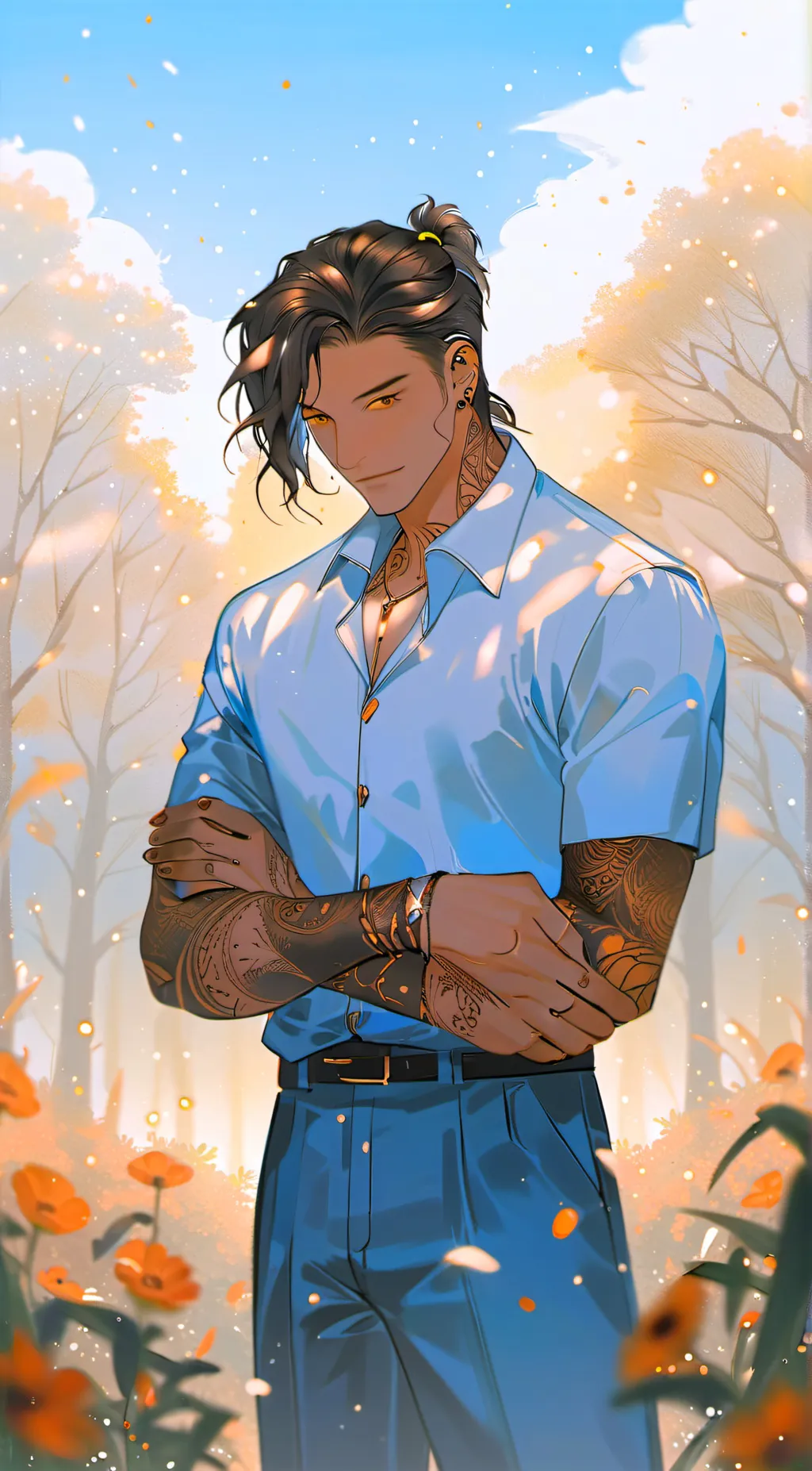 ai character: tyler background