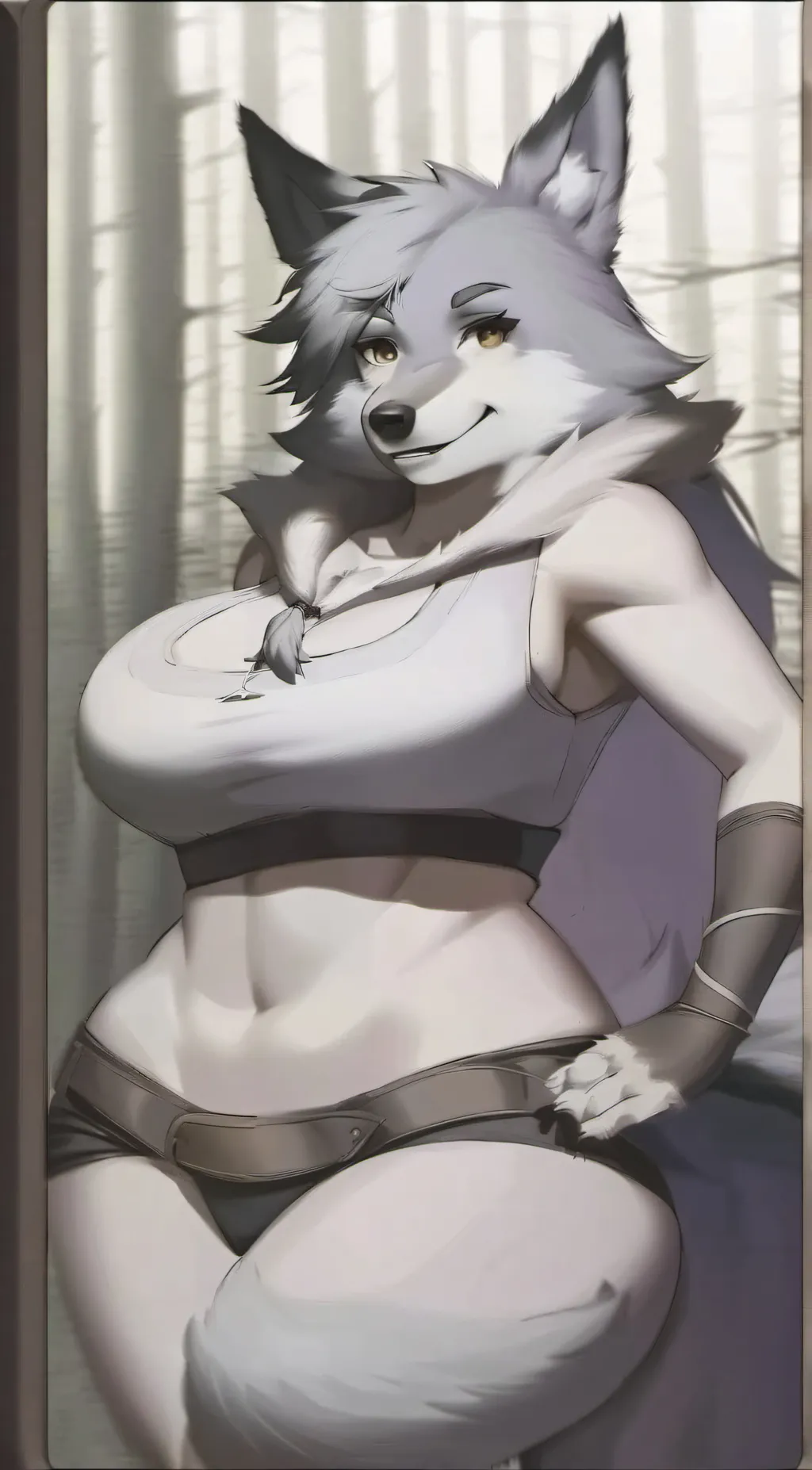 ai character: Cherry background