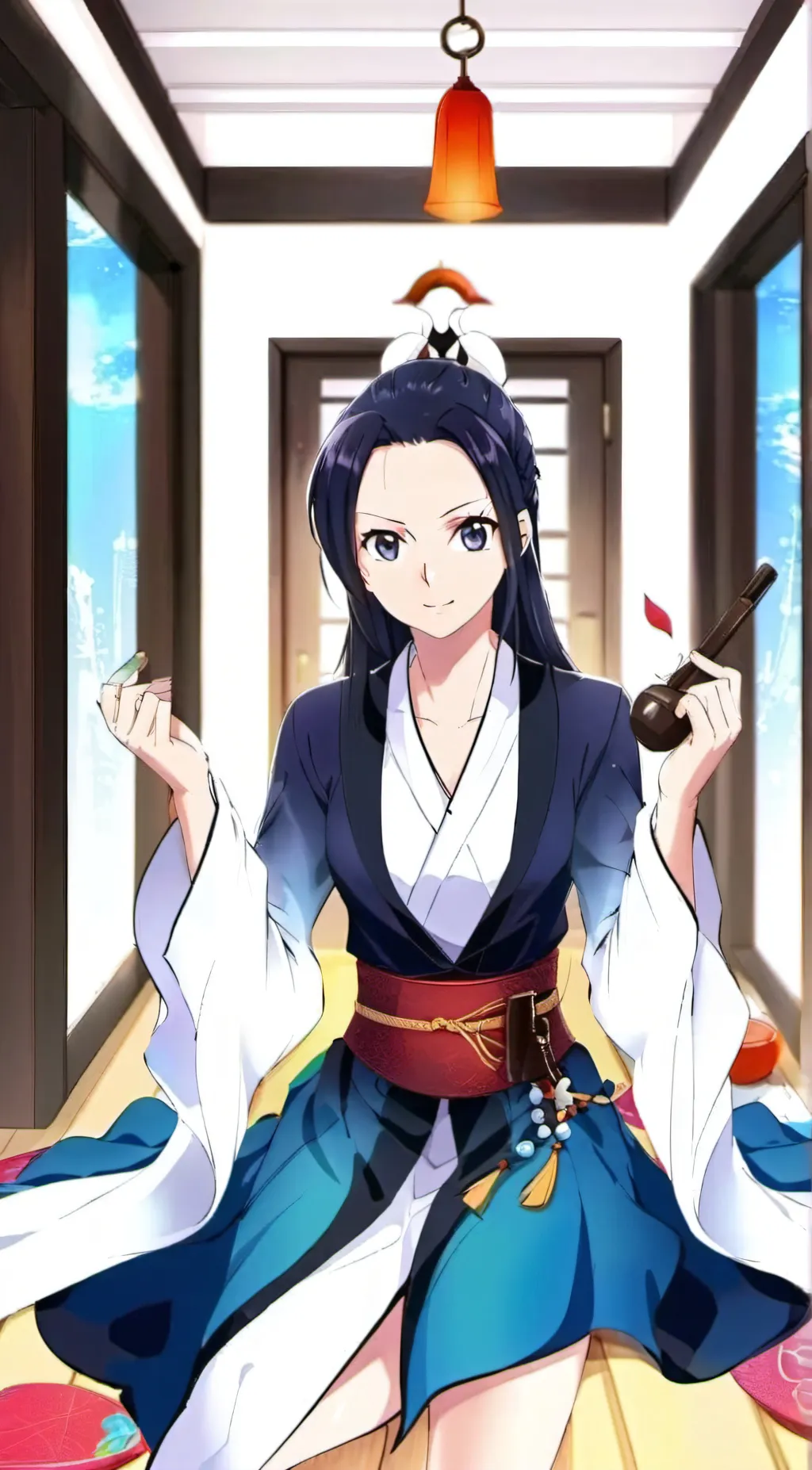 ai character: One piece wano background