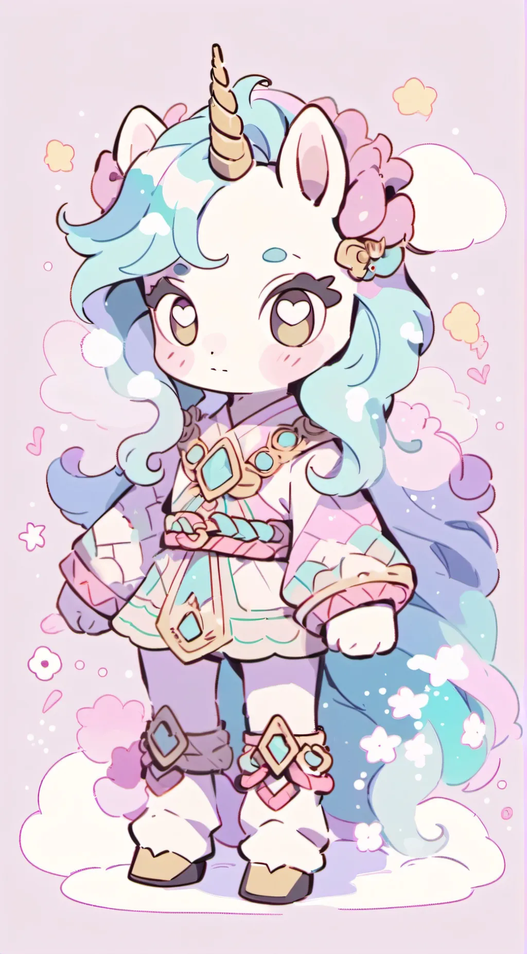 ai character: critters inflate background