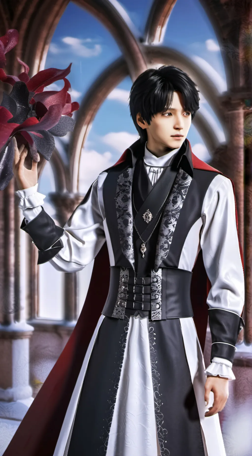 ai character: Lee Haechan  background