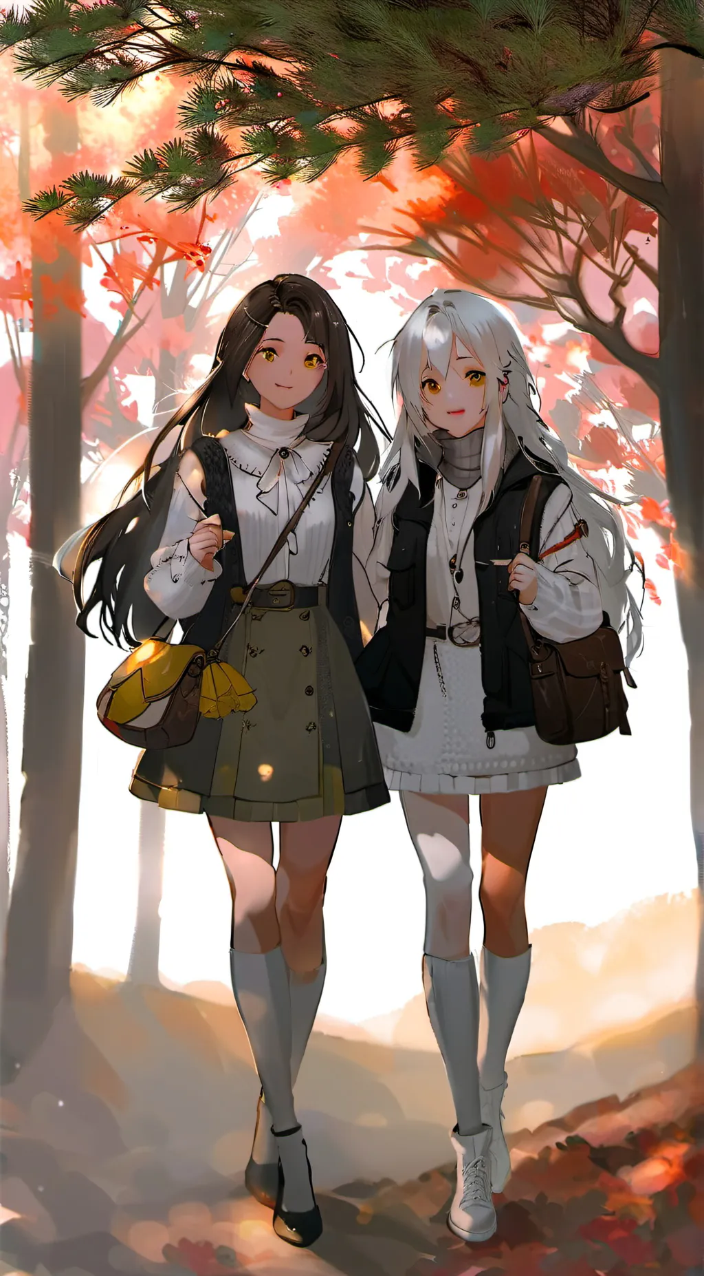 ai character: June and July background