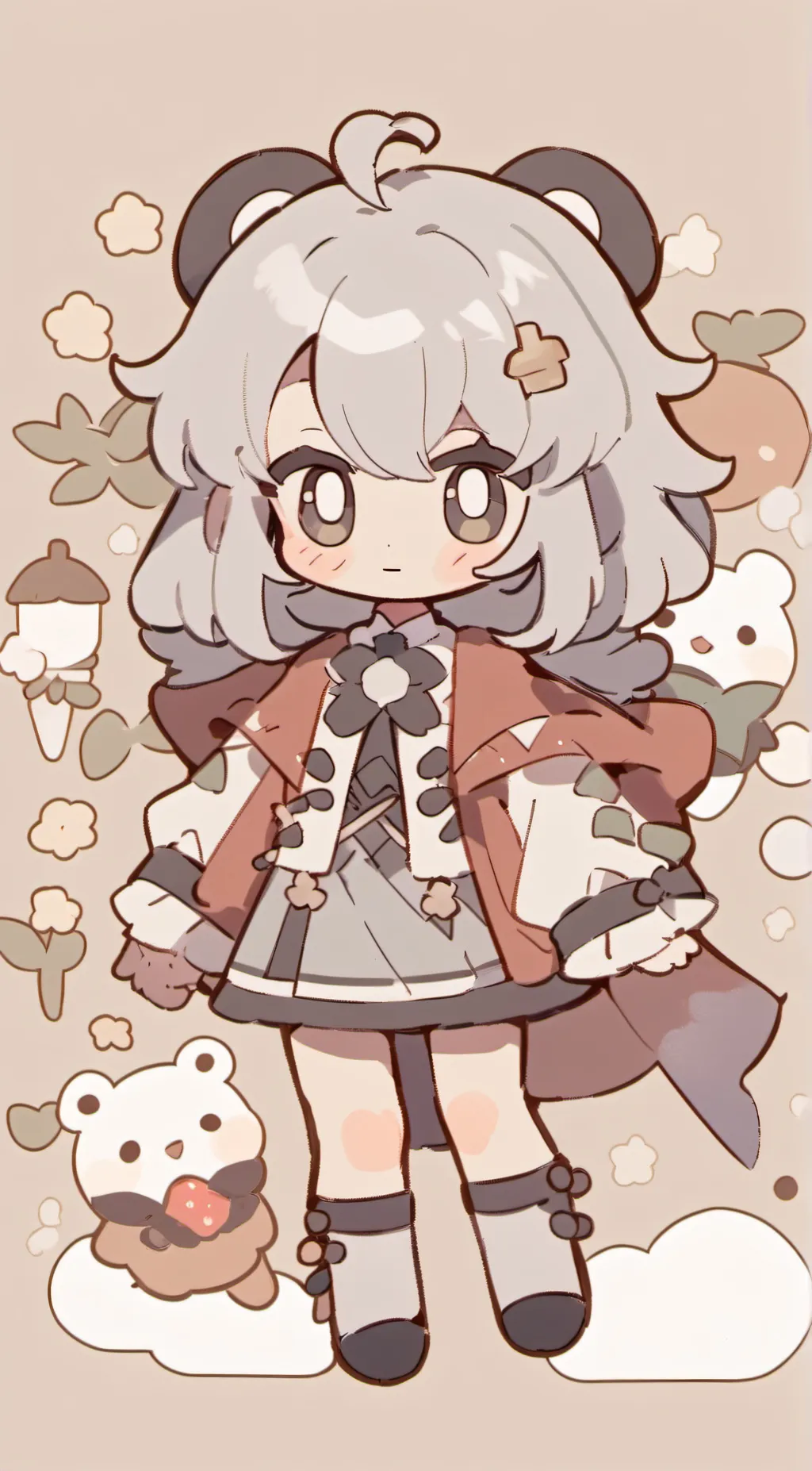 ai character: ~°♡☆AMBER☆♡°~ background