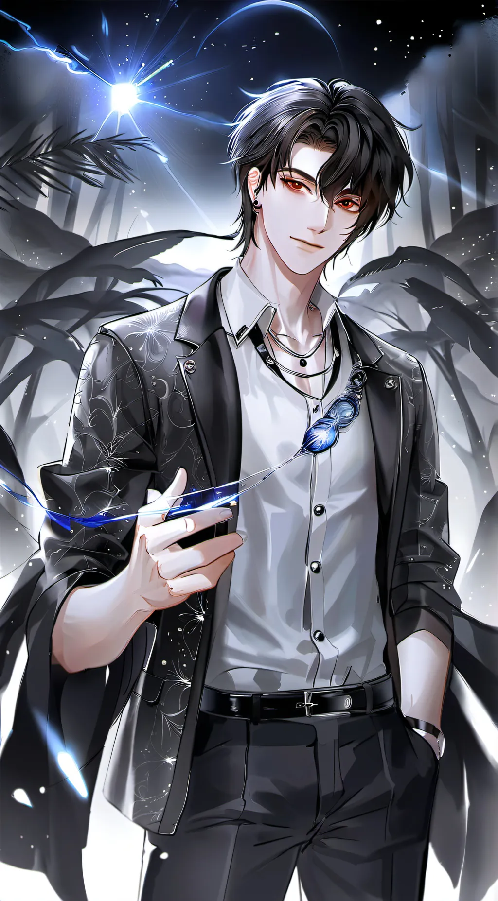 ai character: Dante  background