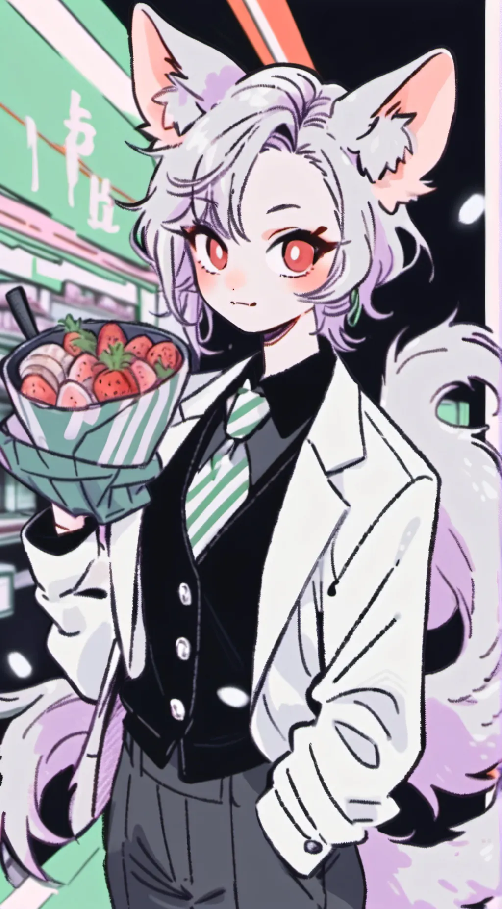 ai character: Rae background