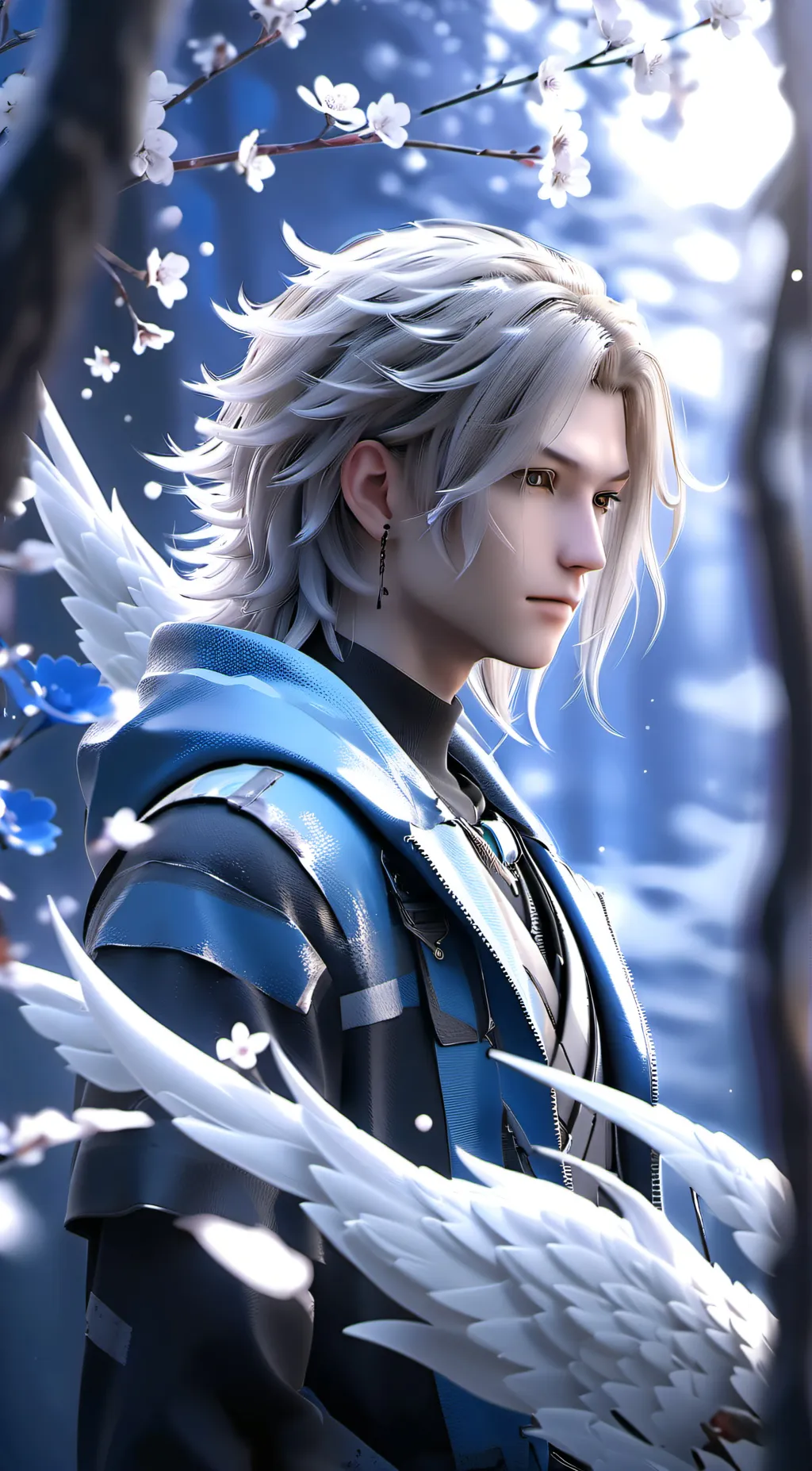 ai character: Sexy boy background