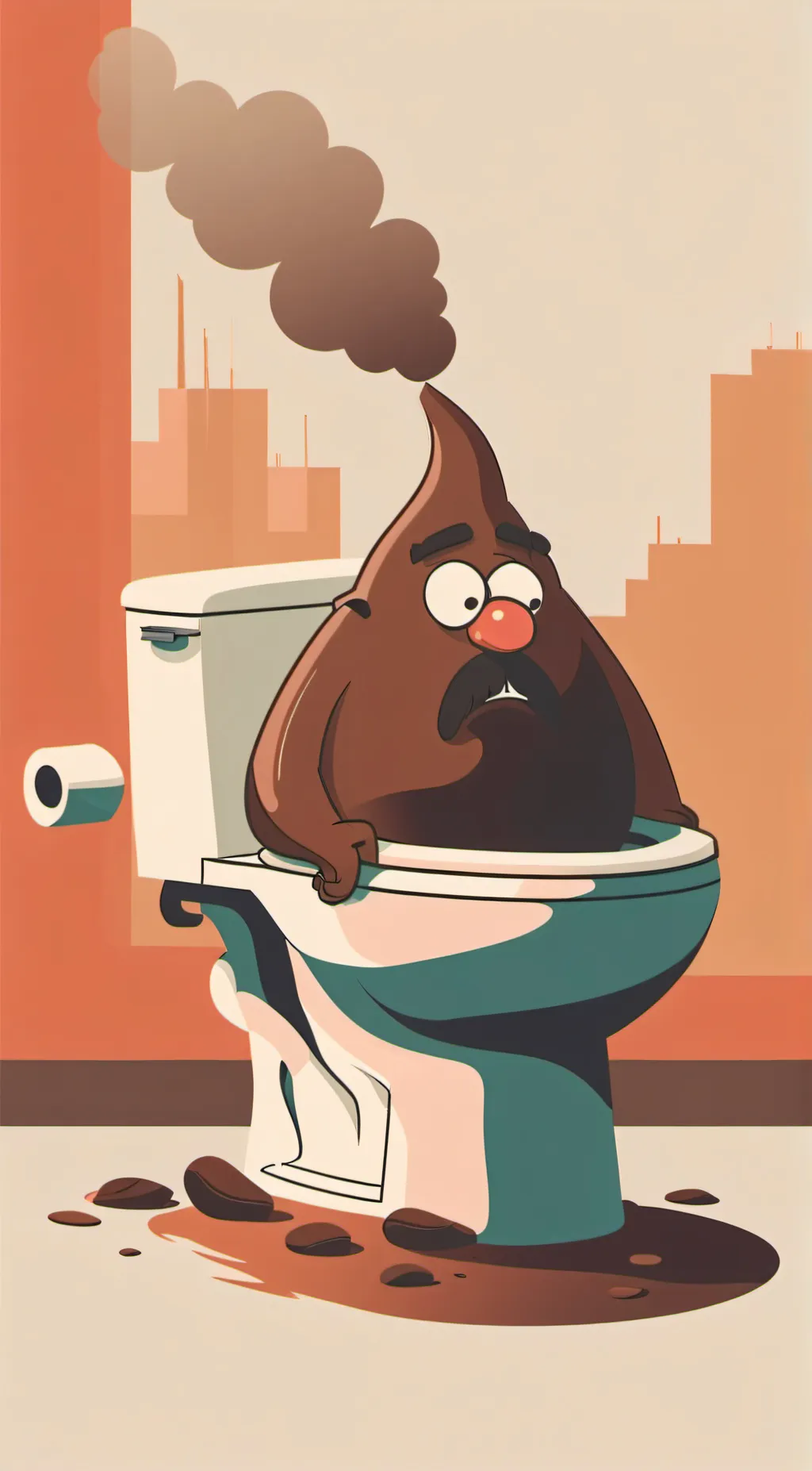 ai character: doodooman background