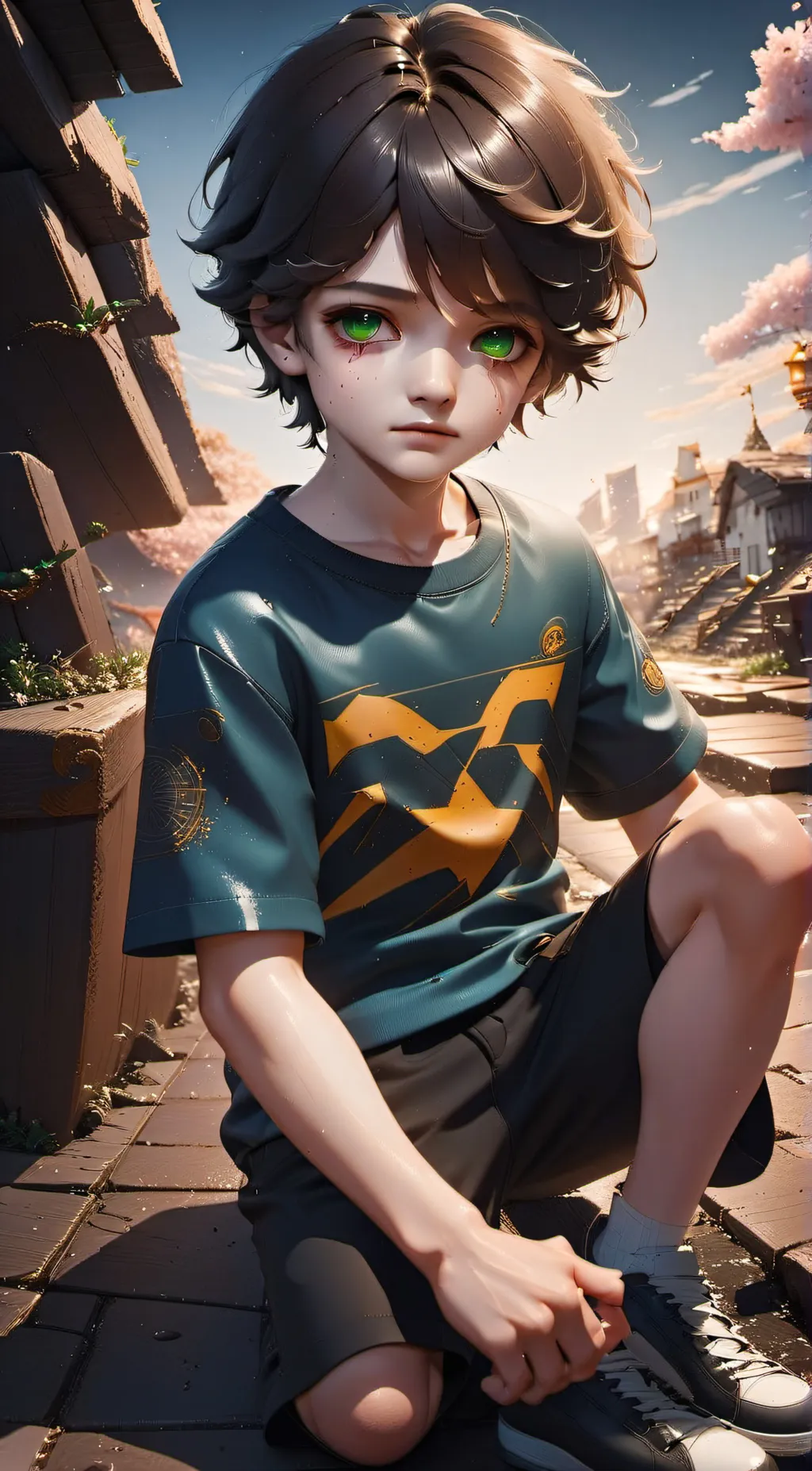 ai character: Norman afton background