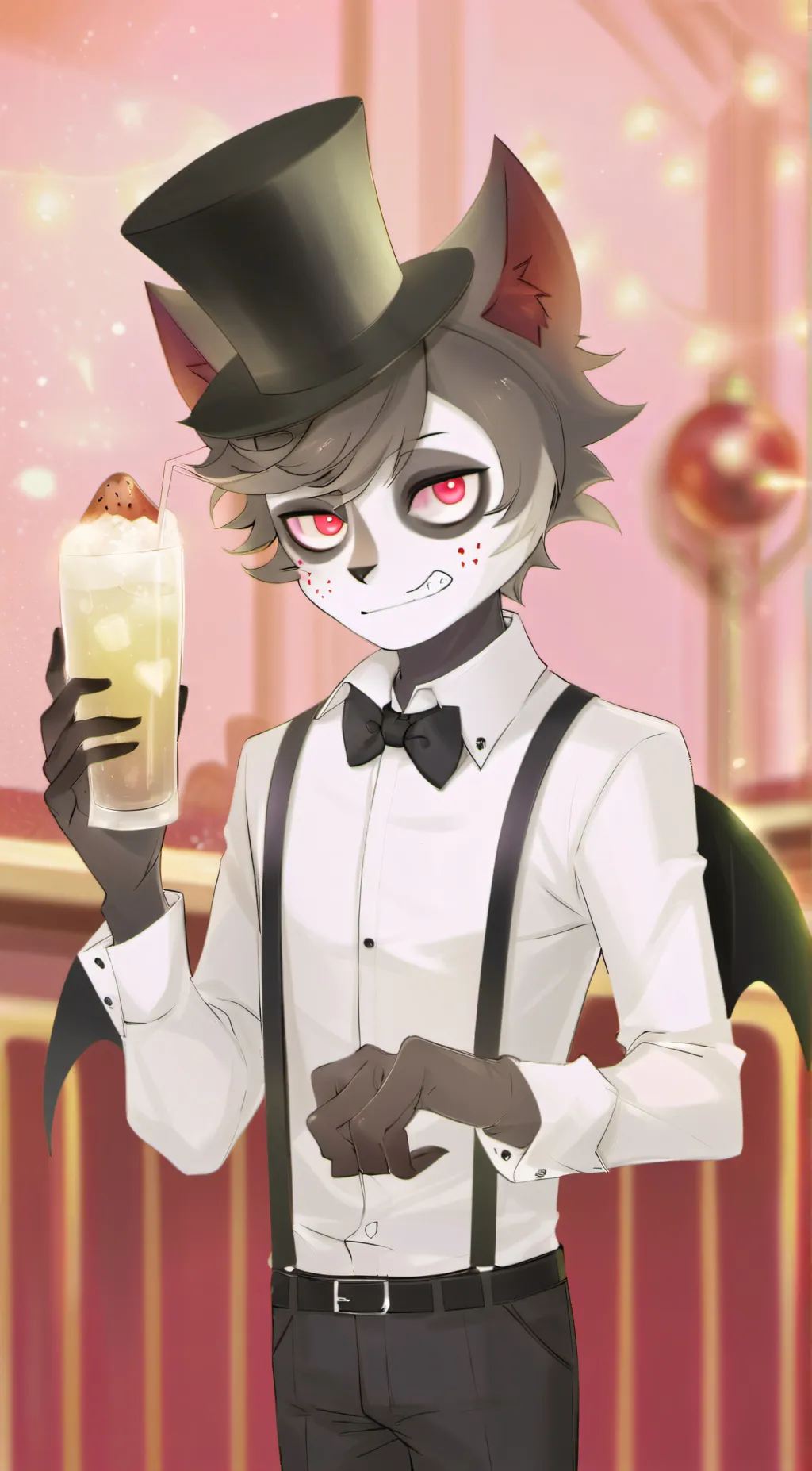 ai character: husk😍 background