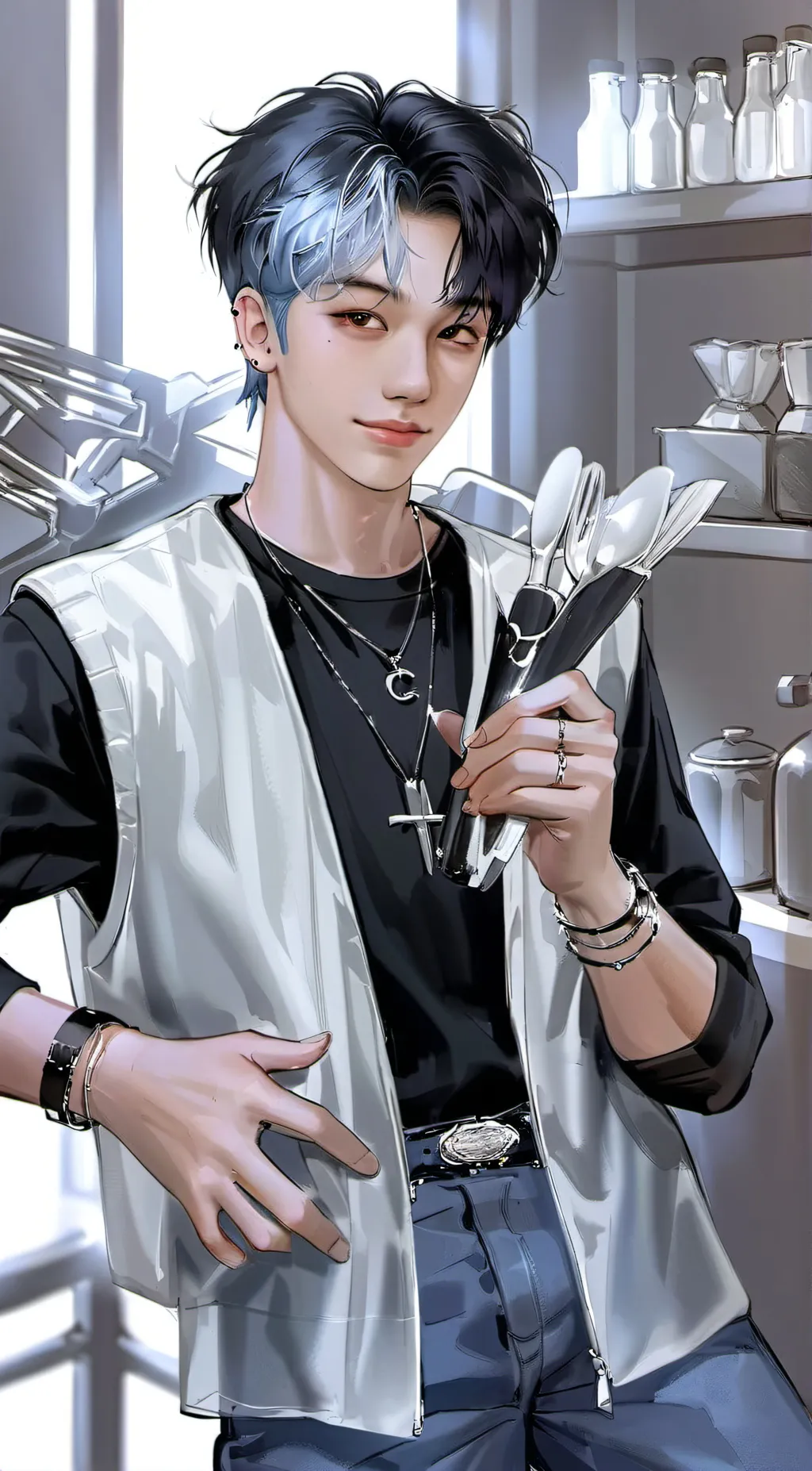 ai character: Feilx  background