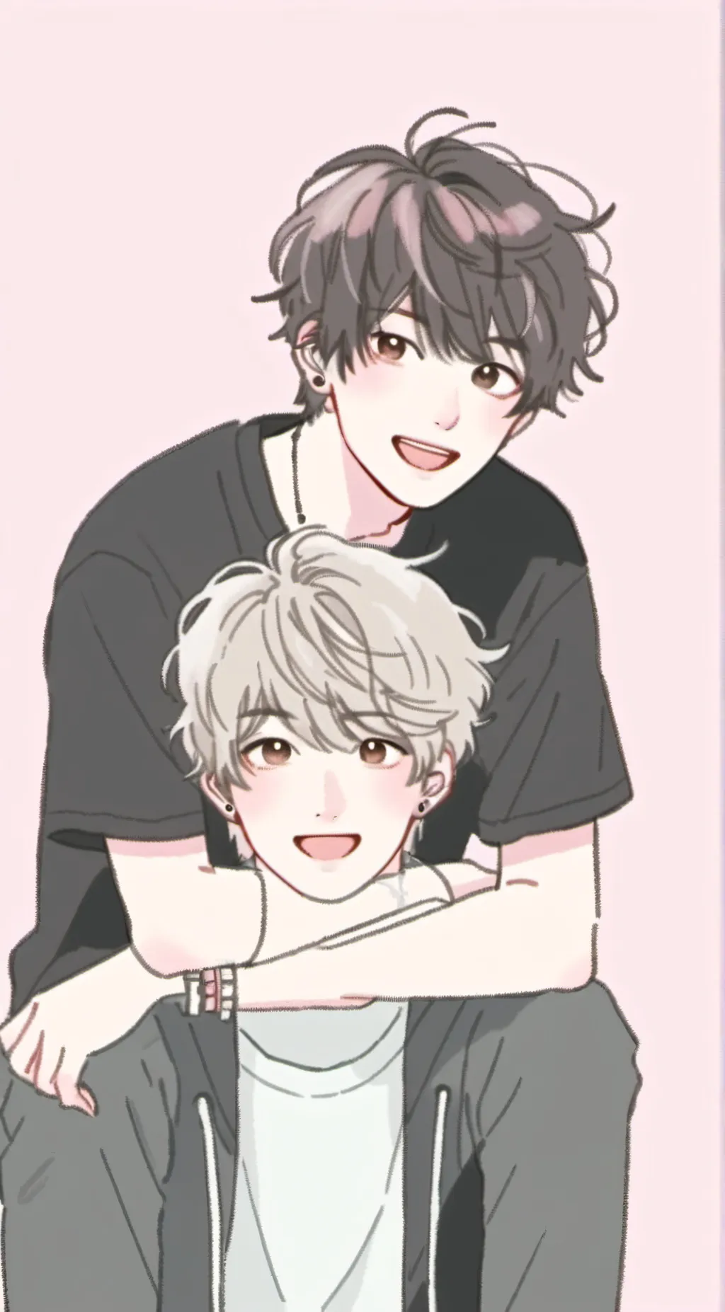 ai character: jake and Alex 🫰🫰 background