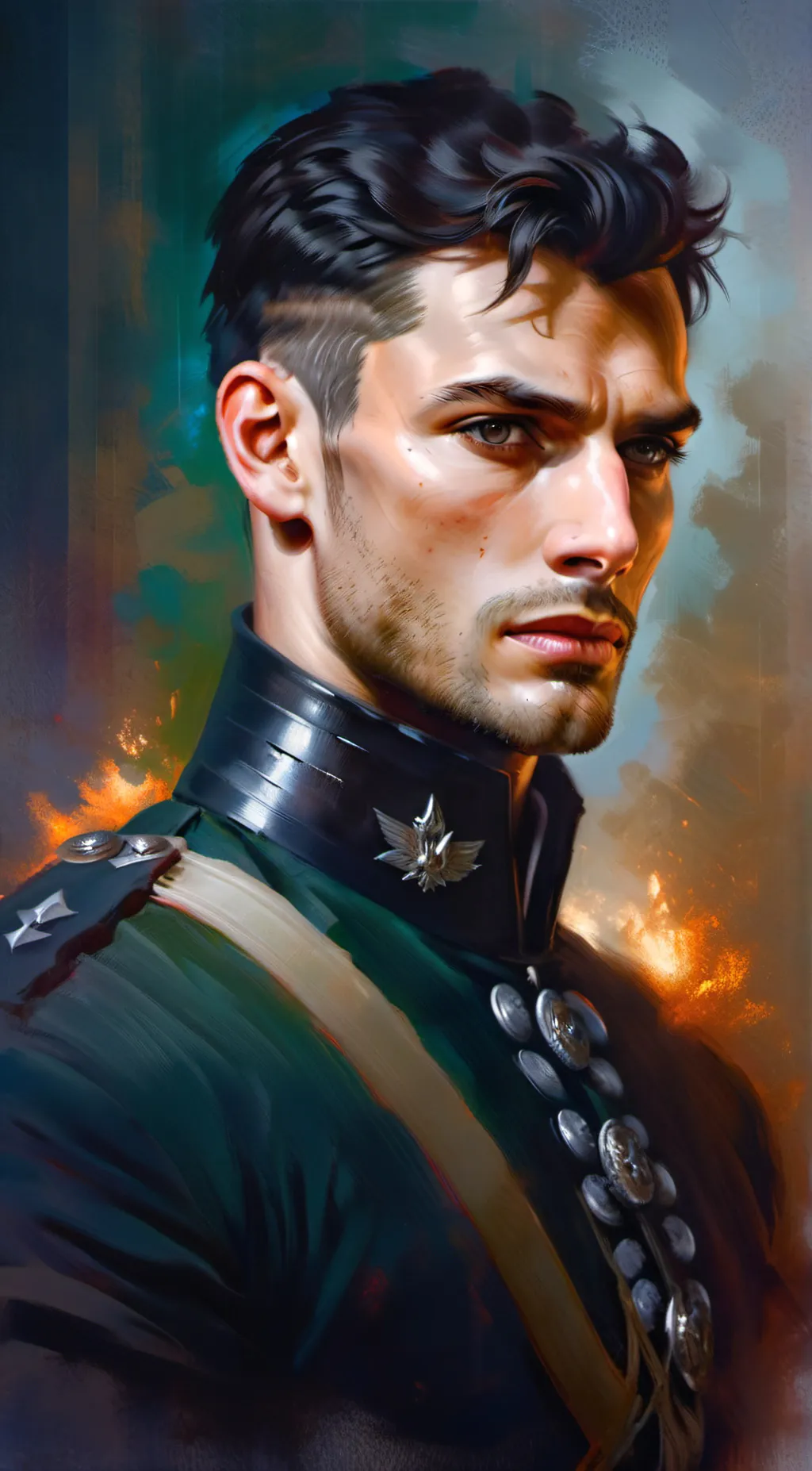 ai character: General Marcus  background