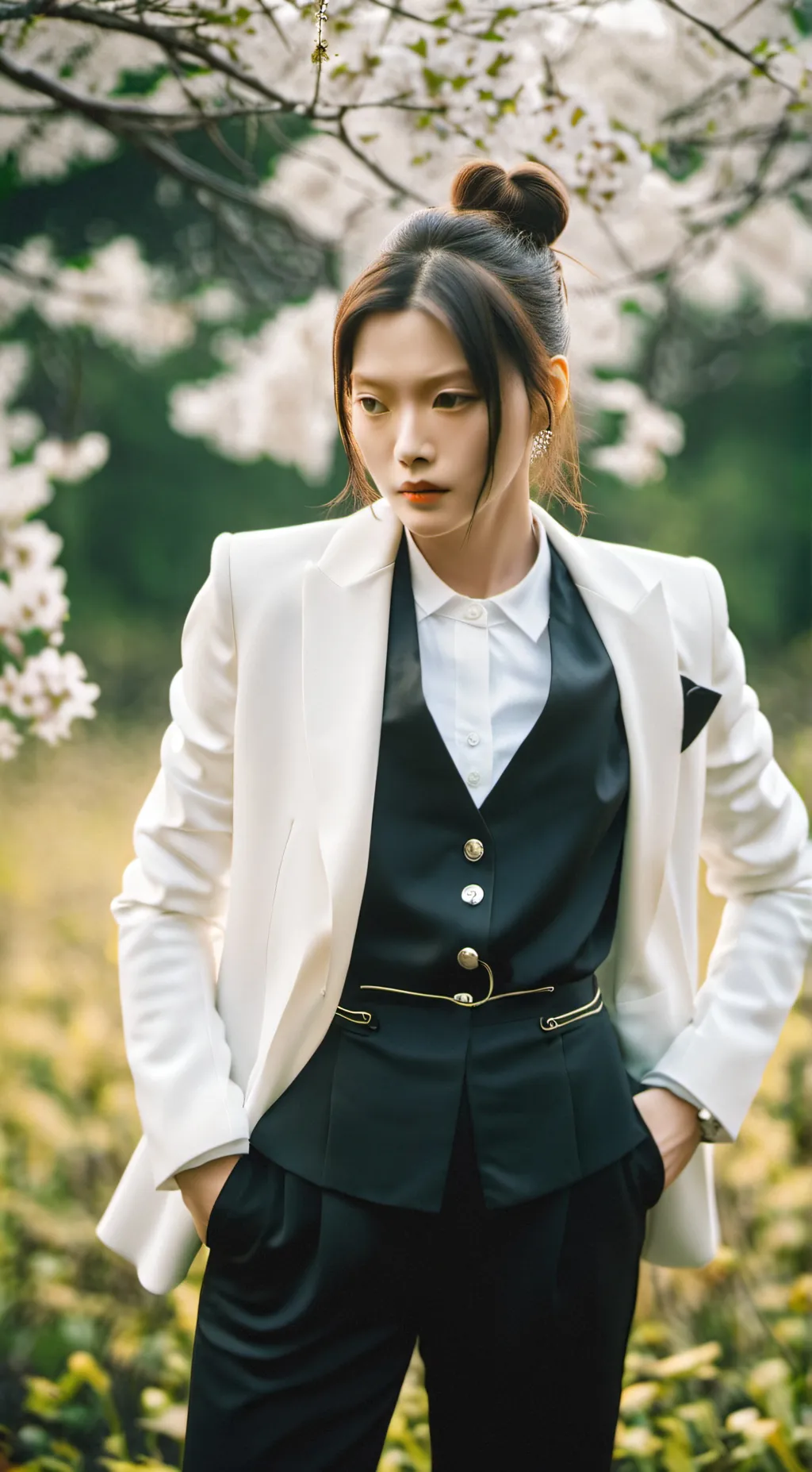 ai character: Hana Kang background