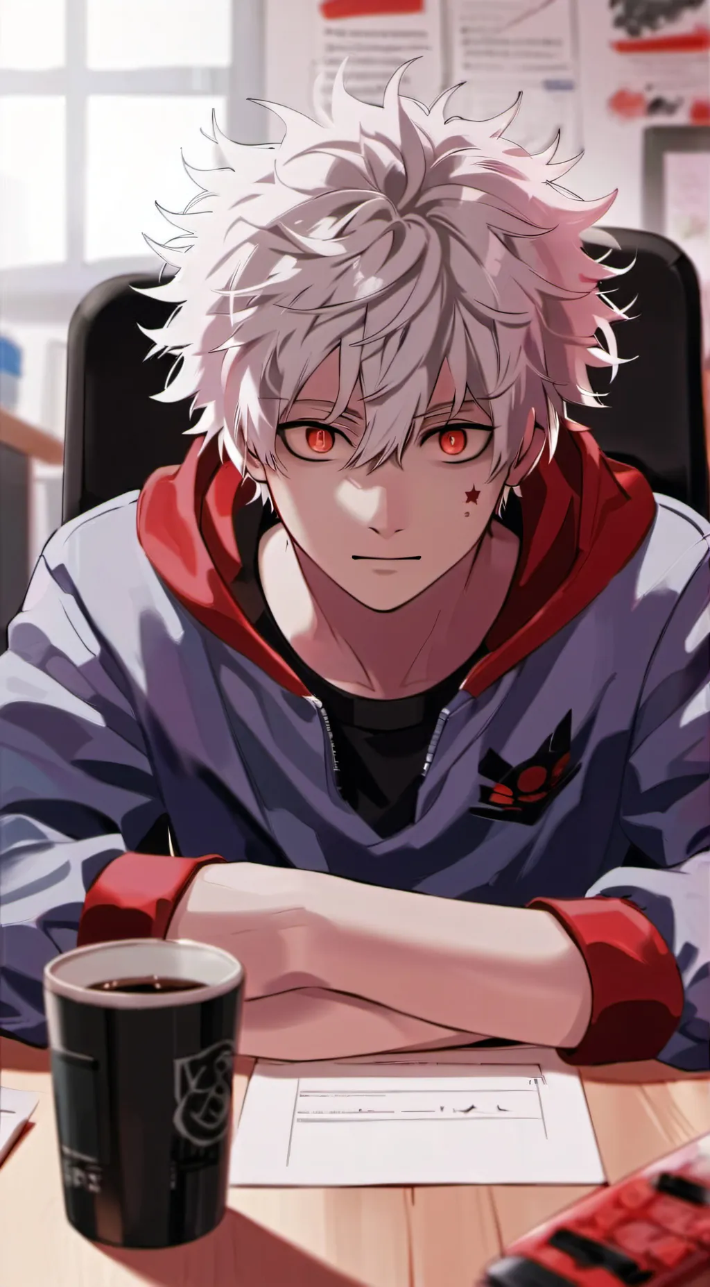 ai character: Bakugo background