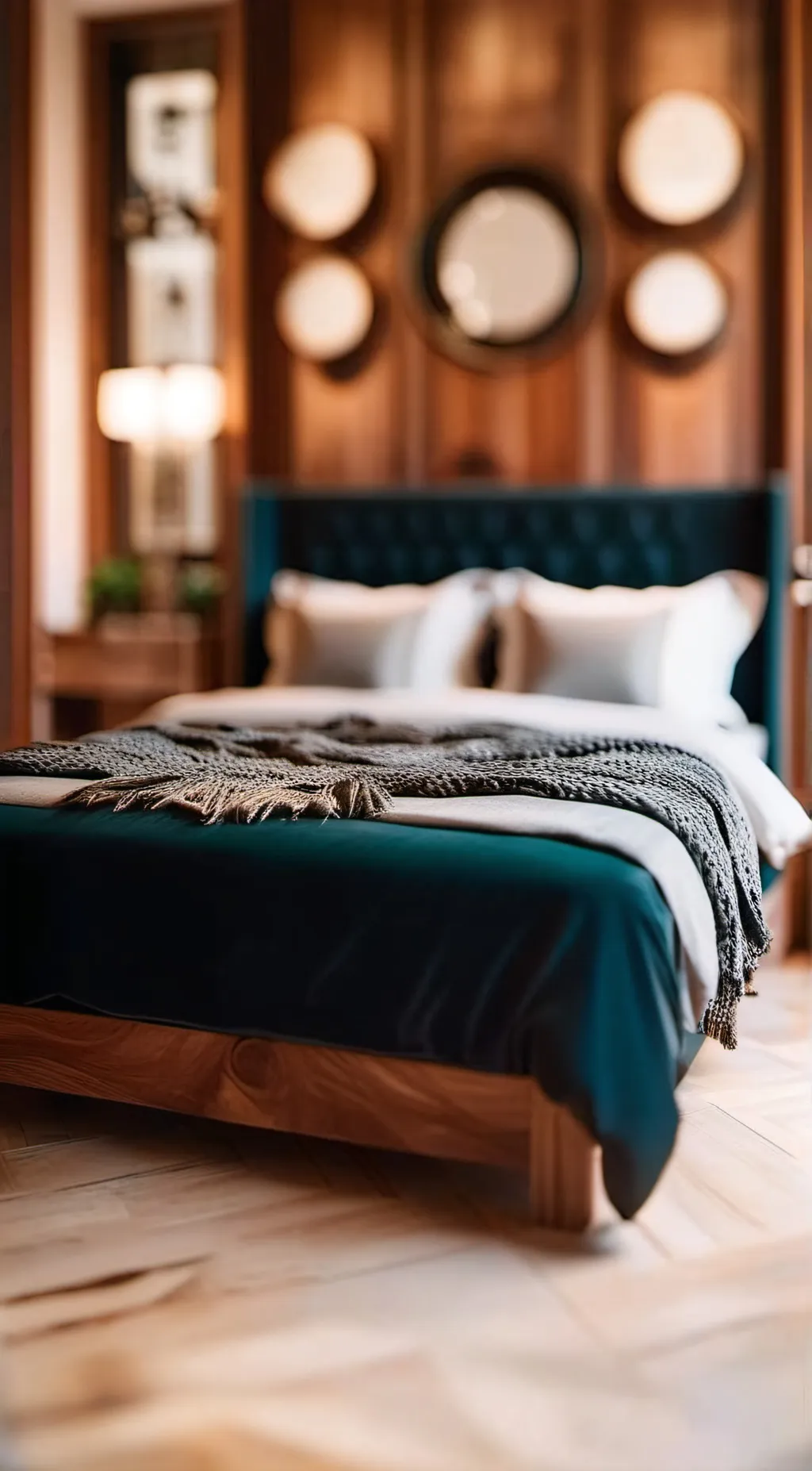 ai character: Empty bed background