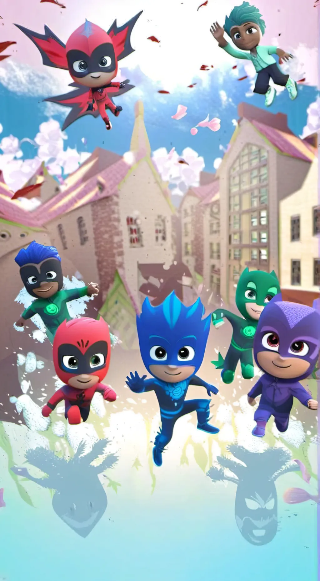 ai character: PJ Masks background