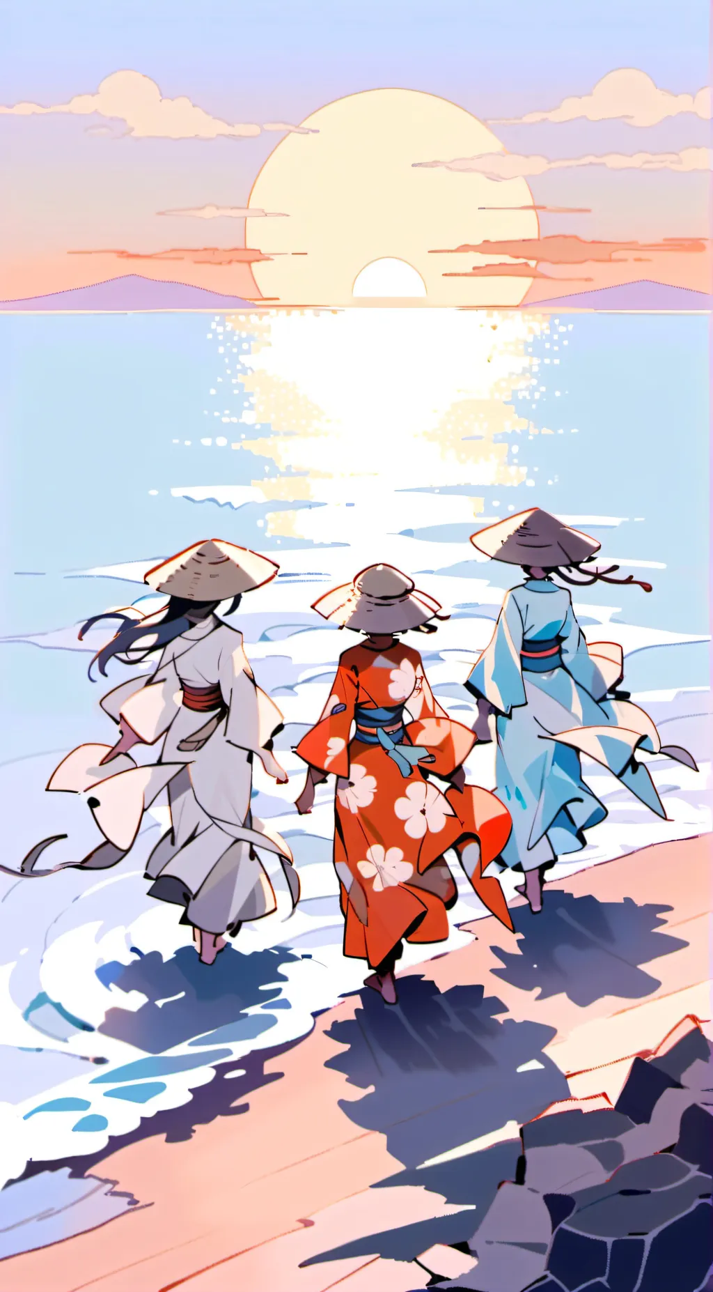 ai character: lea anette & jen background