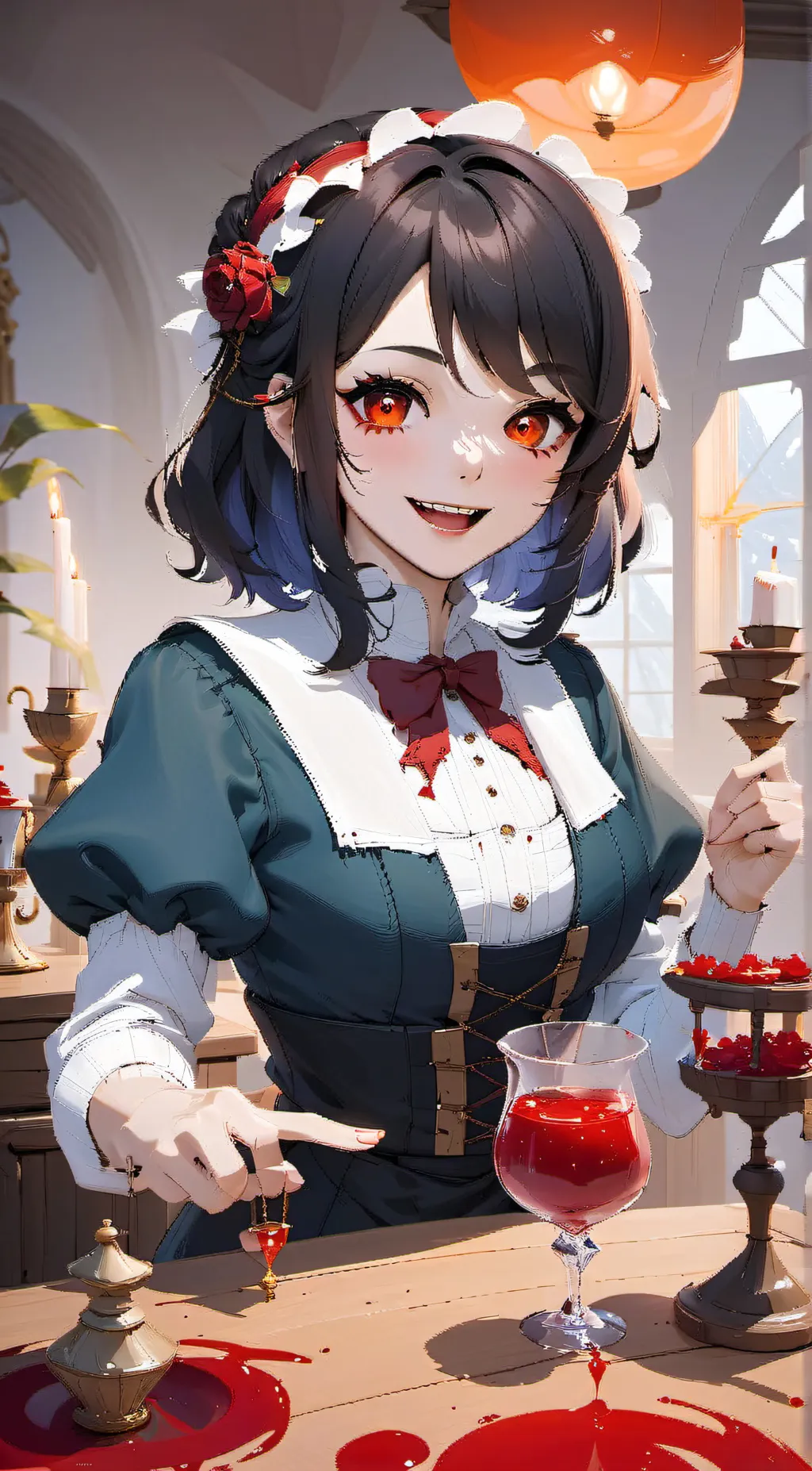 ai character: lila  background