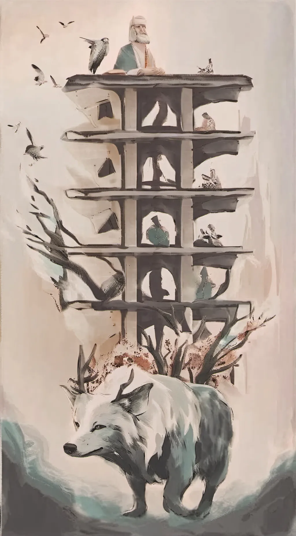 ai character: doofy background